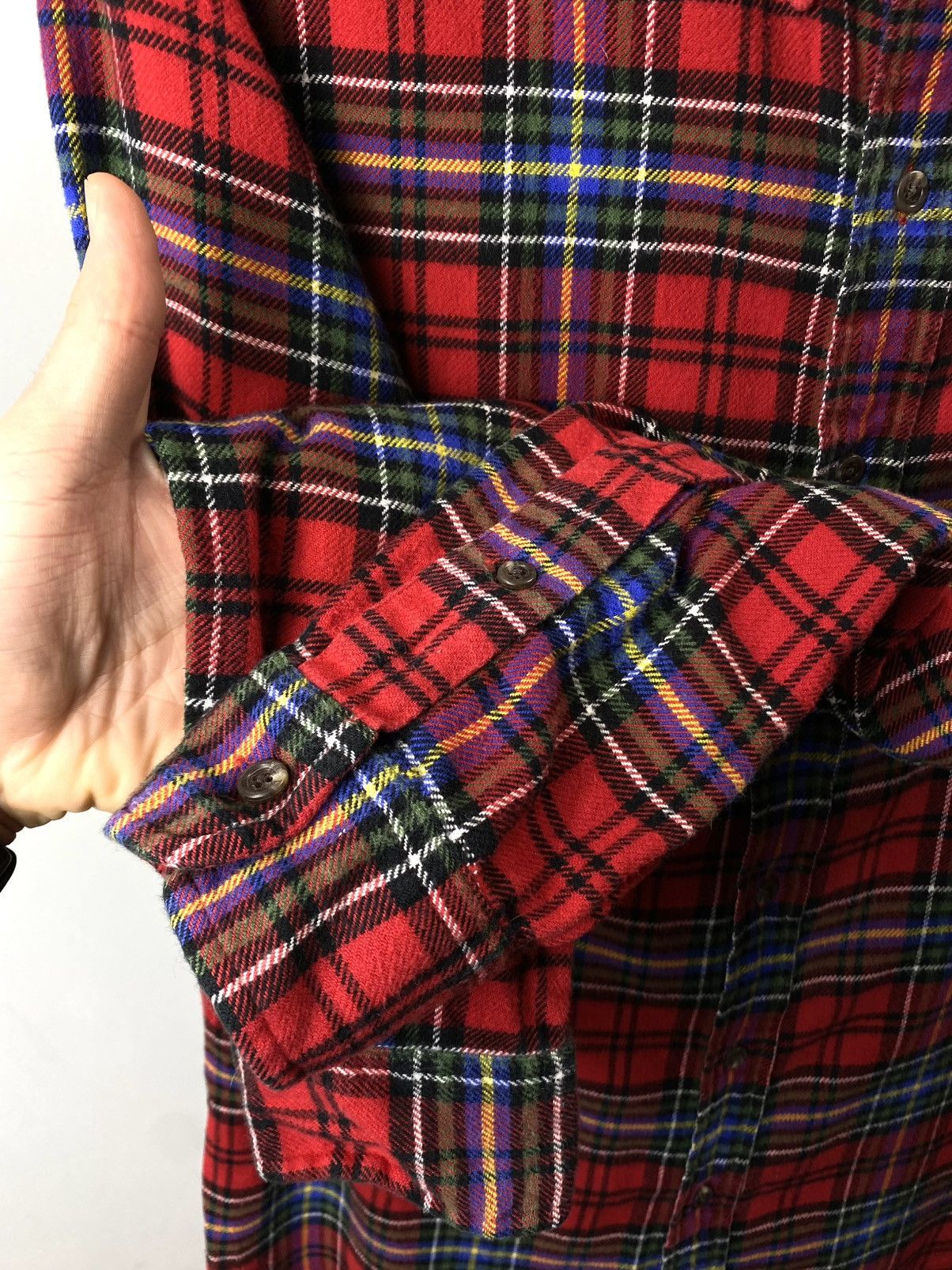 Polo Ralph Lauren 90’s Vintage Polo Ralph Lauren Flannel Plaid Checkered Shirt Size US S / EU 44-46 / 1 - 6 Thumbnail