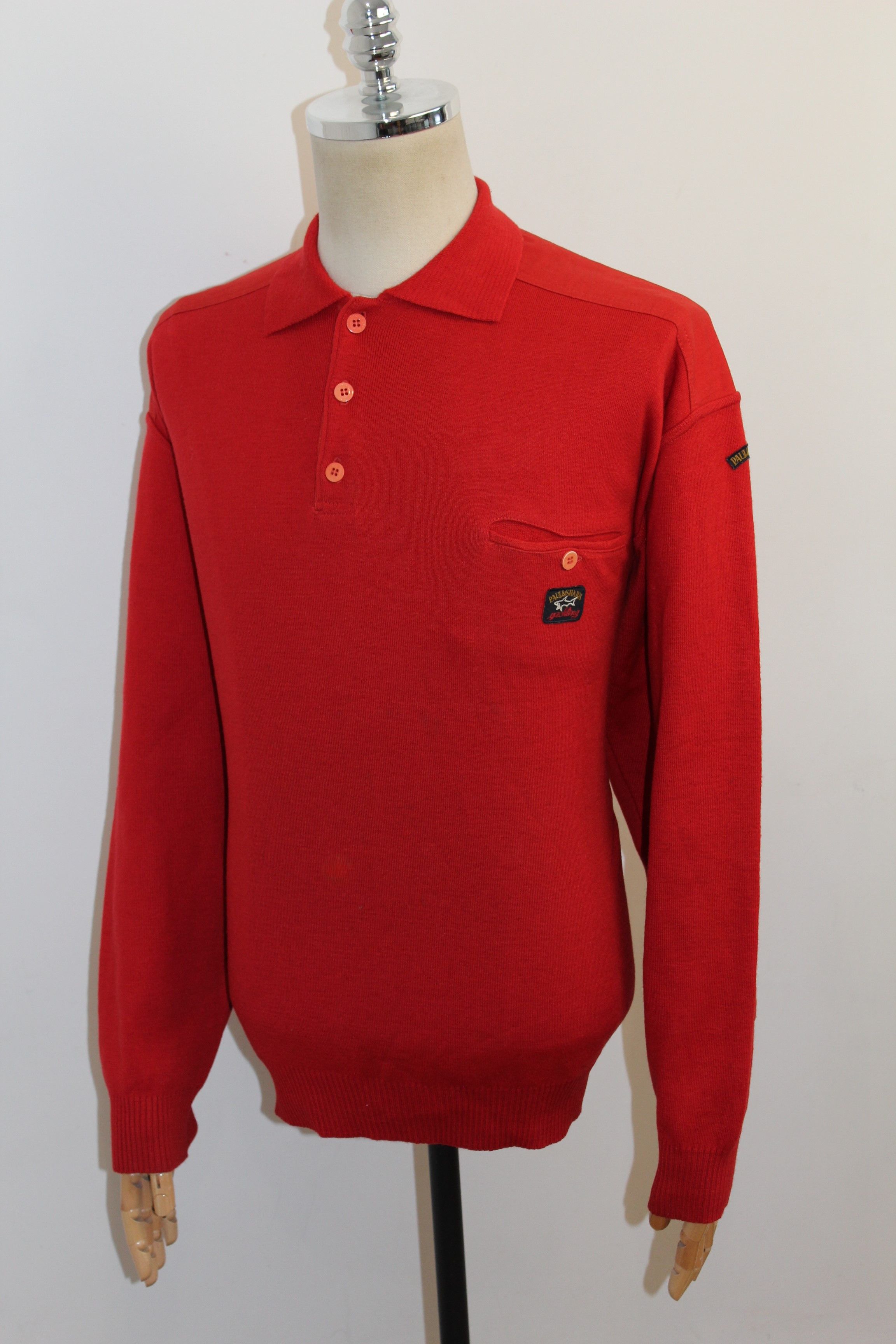 Paul & Shark Men's Paul&Shark Yacht Club Polo Neck Jumper Size US L / EU 52-54 / 3 - 3 Thumbnail