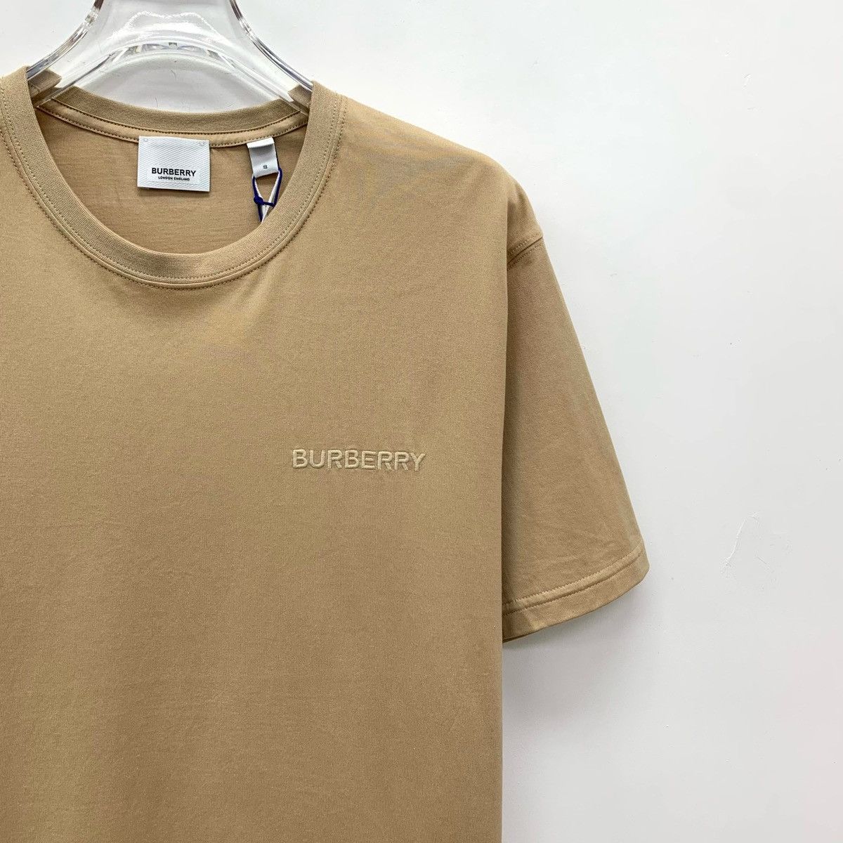 Burberry Burberry Brown Logo Embroidered Short Sleeve T-Shirt K26WX Size US S / EU 44-46 / 1 - 3 Thumbnail