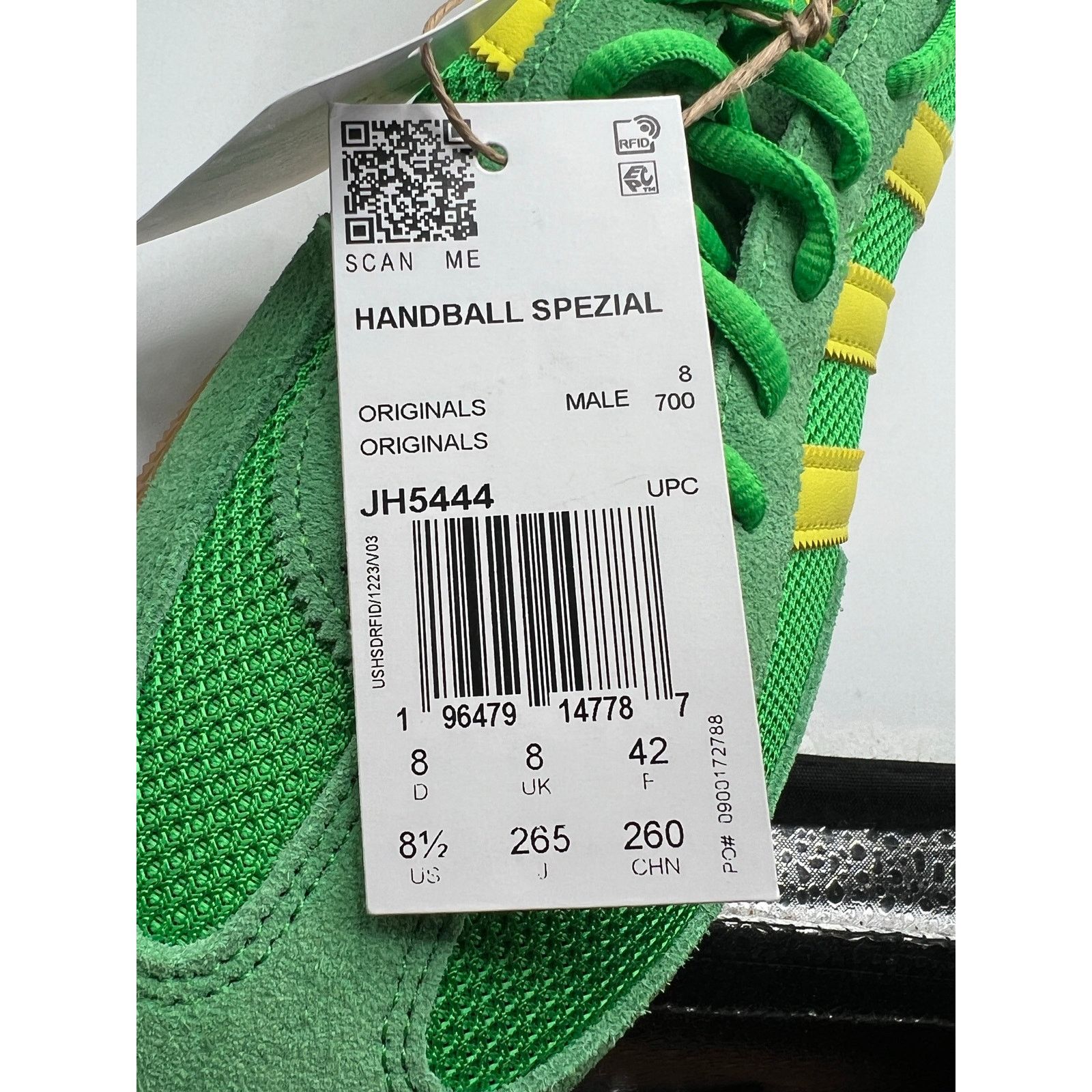 Adidas Adidas Handball Spezial “Energy Green Pure Sulfur” size 8.5 Size US 8.5 / EU 41-42 - 6 Thumbnail
