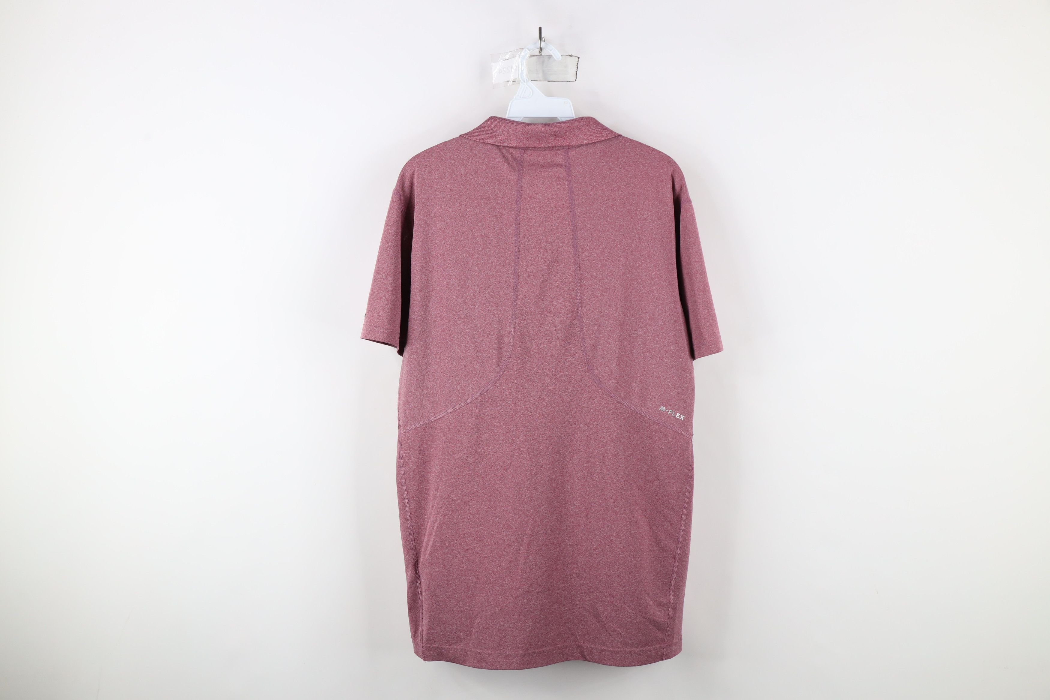 Bonobos × Vintage Bonobos Golf Spell Out Knit Collared Polo Shirt Heather Red Size US M / EU 48-50 / 2 - 10 Thumbnail