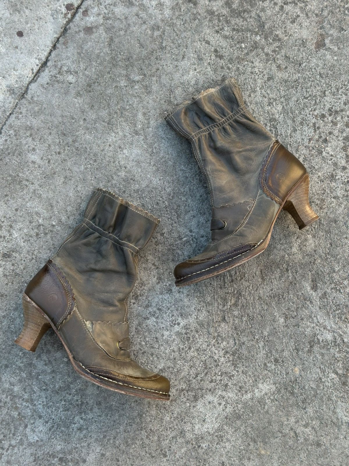 Japanese Brand Vintage Japanese Style Neosens Leather Heels Y2K 00s USA Size US 9 / IT 39 - 1 Thumbnail