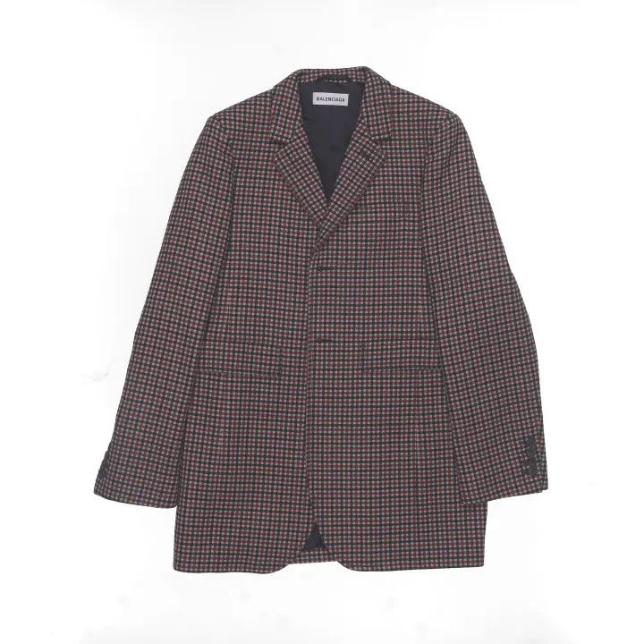 Balenciaga Balenciaga Checked Casual Blazer 0079 Size US S / EU 44-46 / 1 - 1 Thumbnail