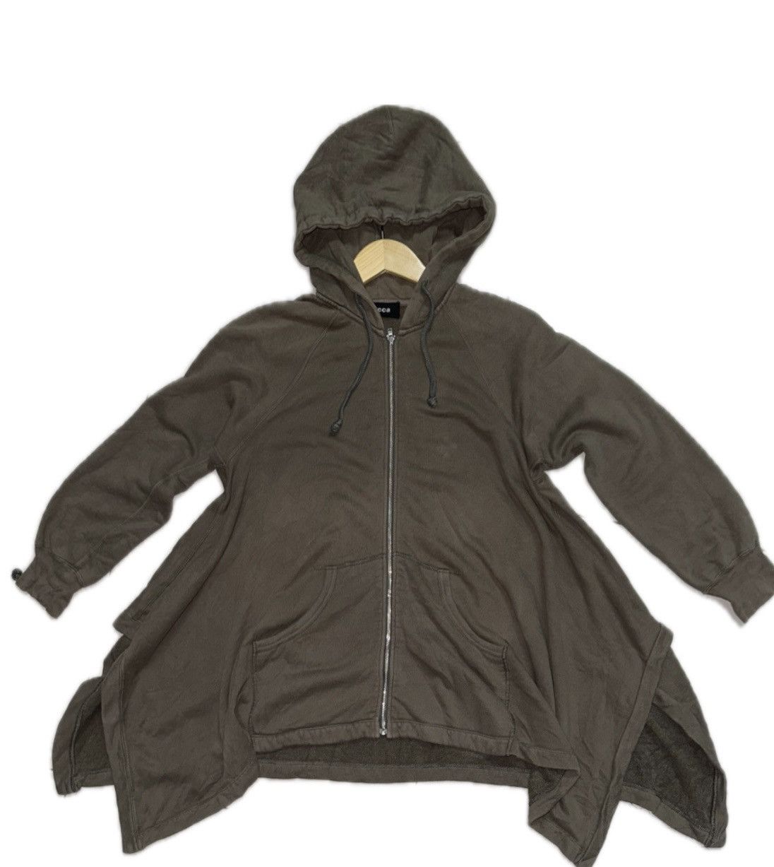 Issey Miyake Zucca by Issey Miyake Cape Sweater Army Green Size US M / EU 48-50 / 2 - 5 Thumbnail