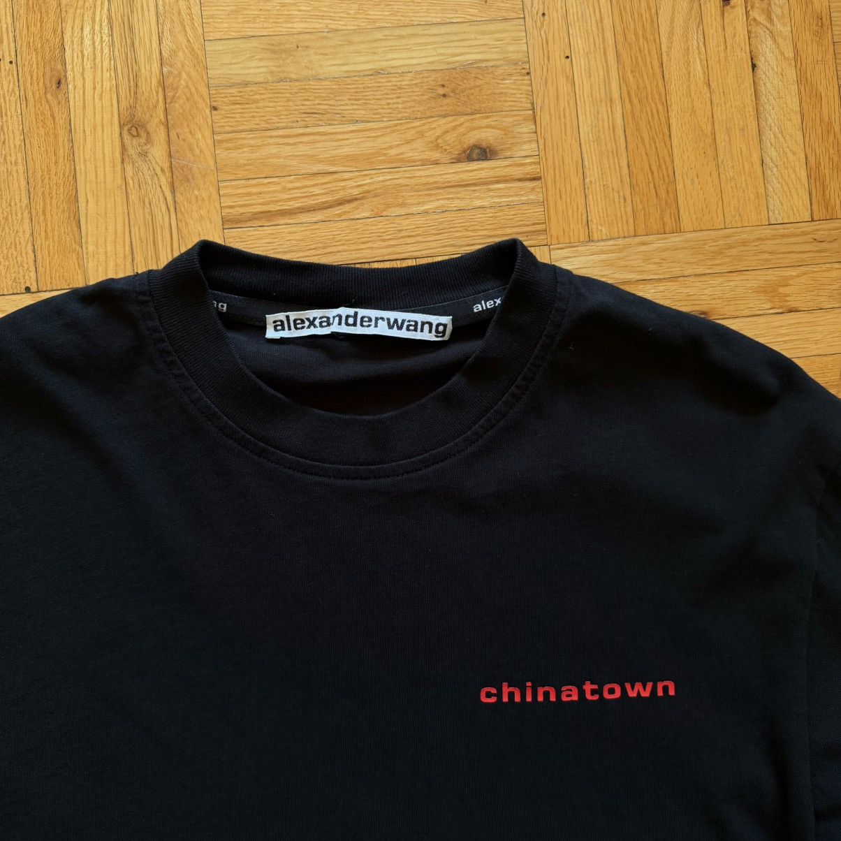 Alexander Wang Alexander Wang Chinatown Long Sleeve Tee Black XS Size US XS / EU 42 / 0 - 2 Thumbnail