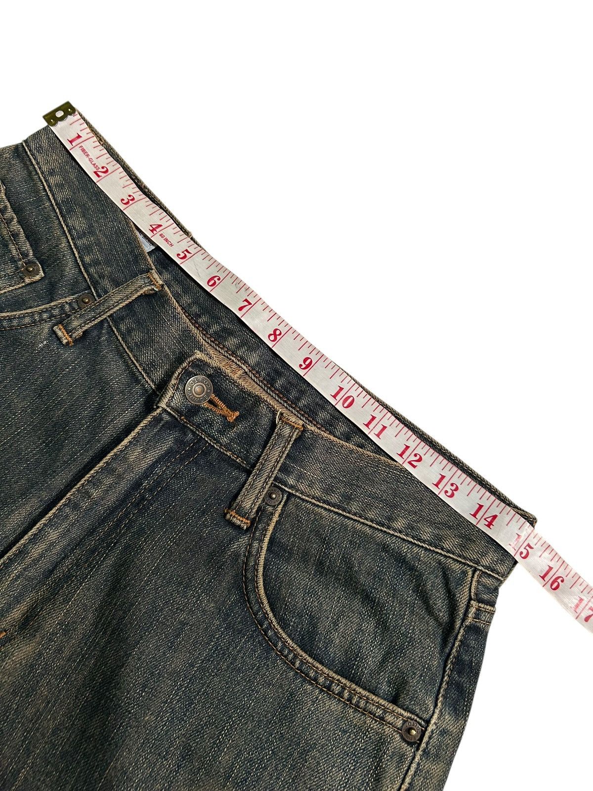 Japanese Brand × Kapital × Vintage Rare Edwin Rusty Rework Insane Custom Denim Jeans Size US 30 / EU 46 - 15 Thumbnail