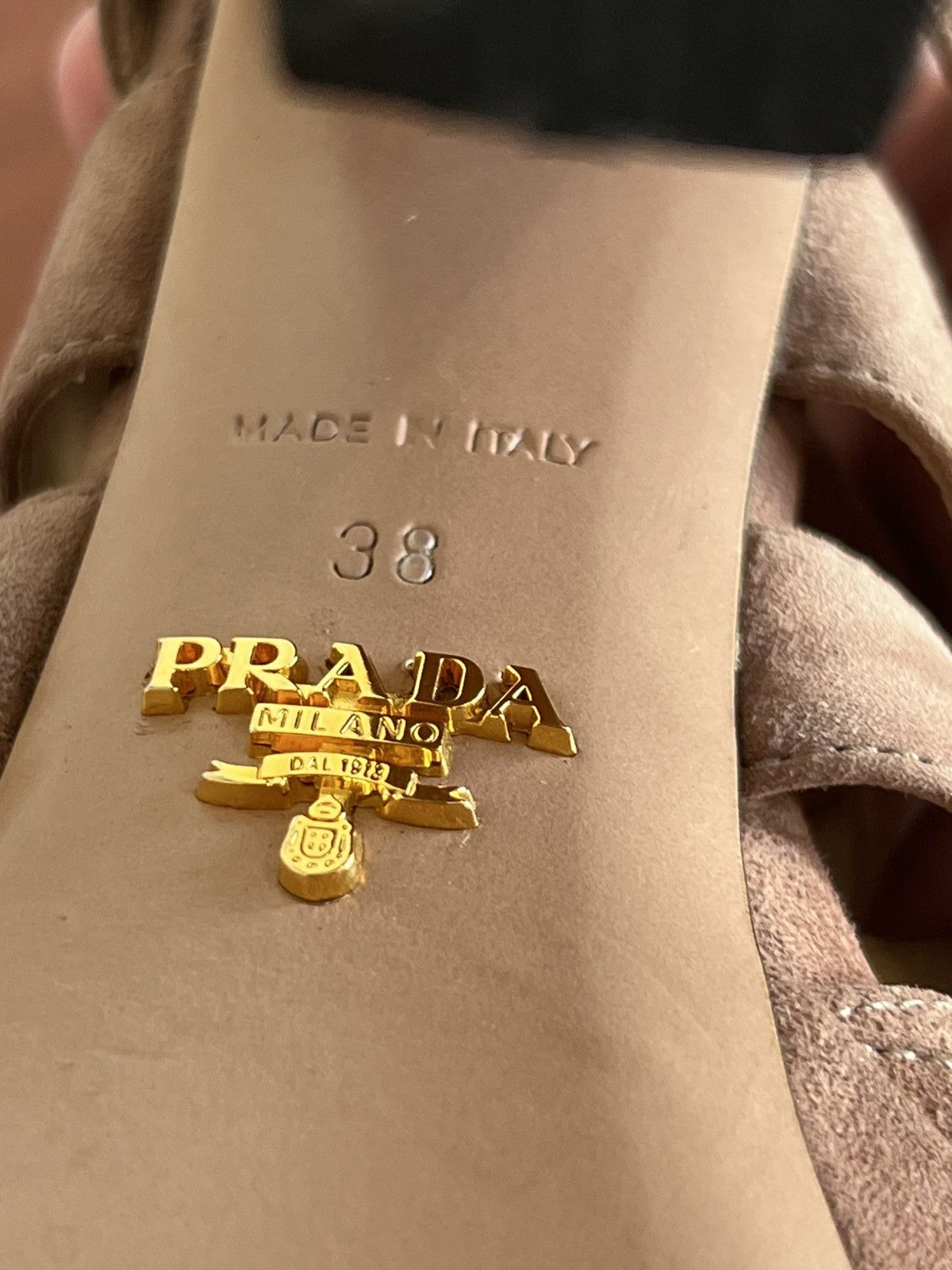 Prada Prada Heels Pink Suede in Leather Lining Size 38 Size US 8 / IT 38 - 3 Thumbnail