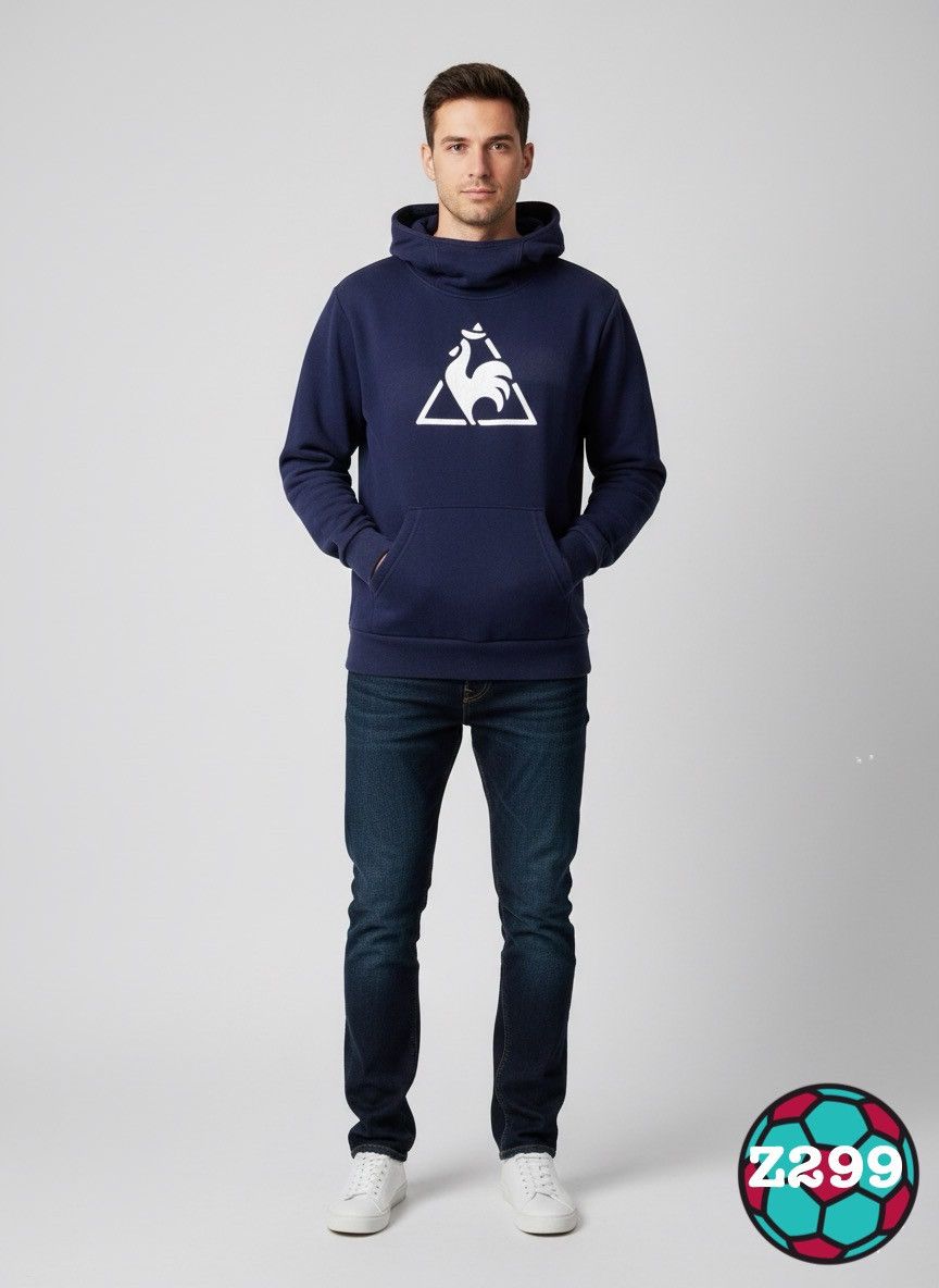 Le Coq Sportif Vintage Le Coq Sportif Big Center logo Hoodie Z299 Size US L / EU 52-54 / 3 - 13 Thumbnail