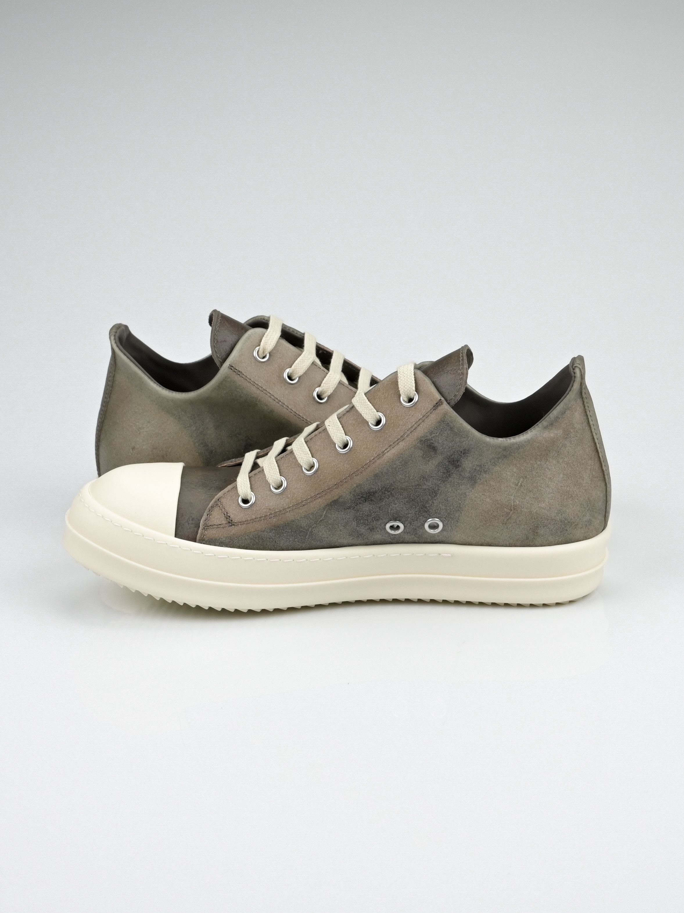 Rick Owens NEW Transparent Leather Low Top Ramones Size US 9 / EU 42 - 6 Thumbnail