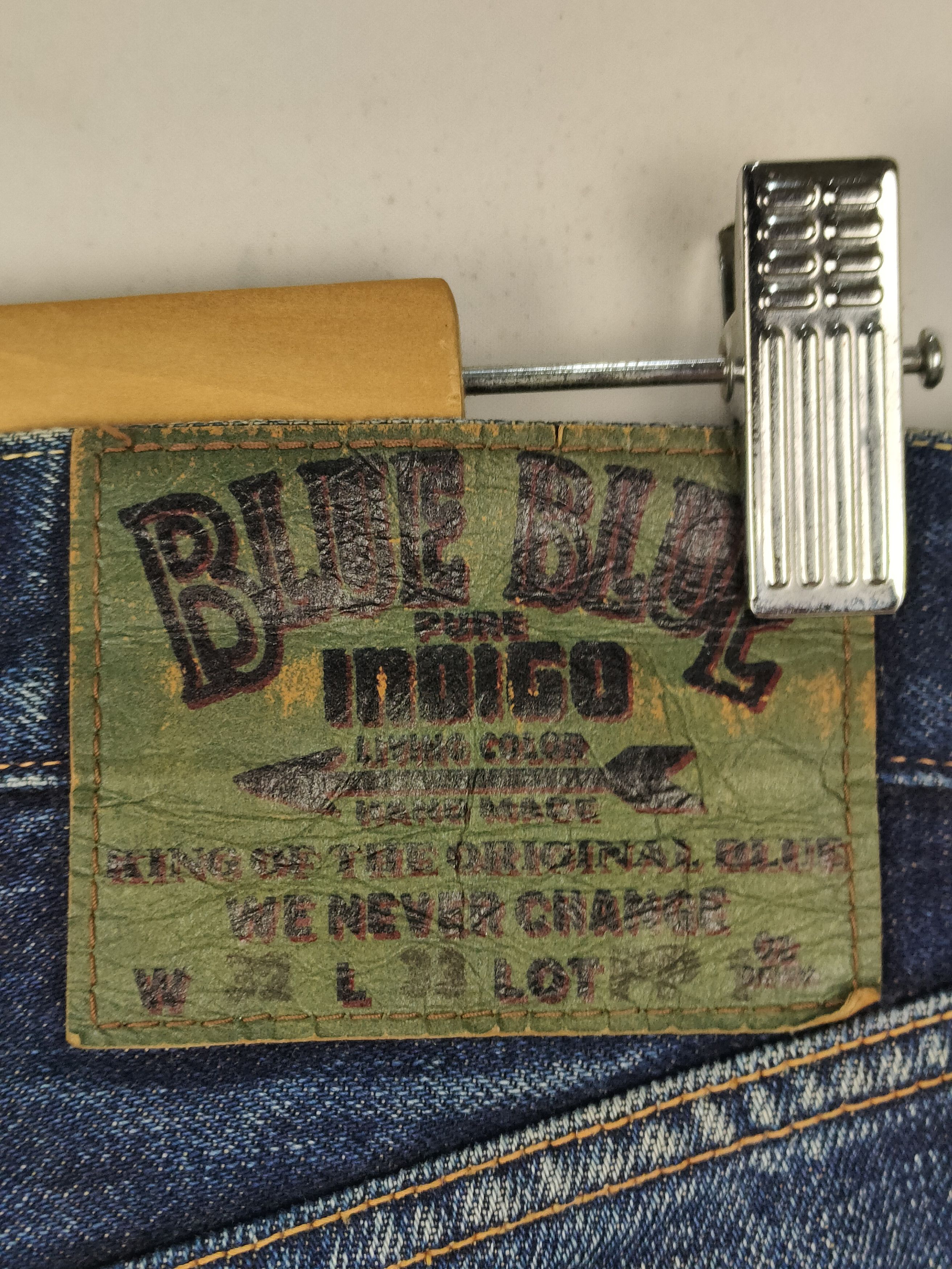 Blue Blue Japan Vintage Blue Blue Japan Indigo Selvedge Denim Pant Size US 32 / EU 48 - 9 Thumbnail