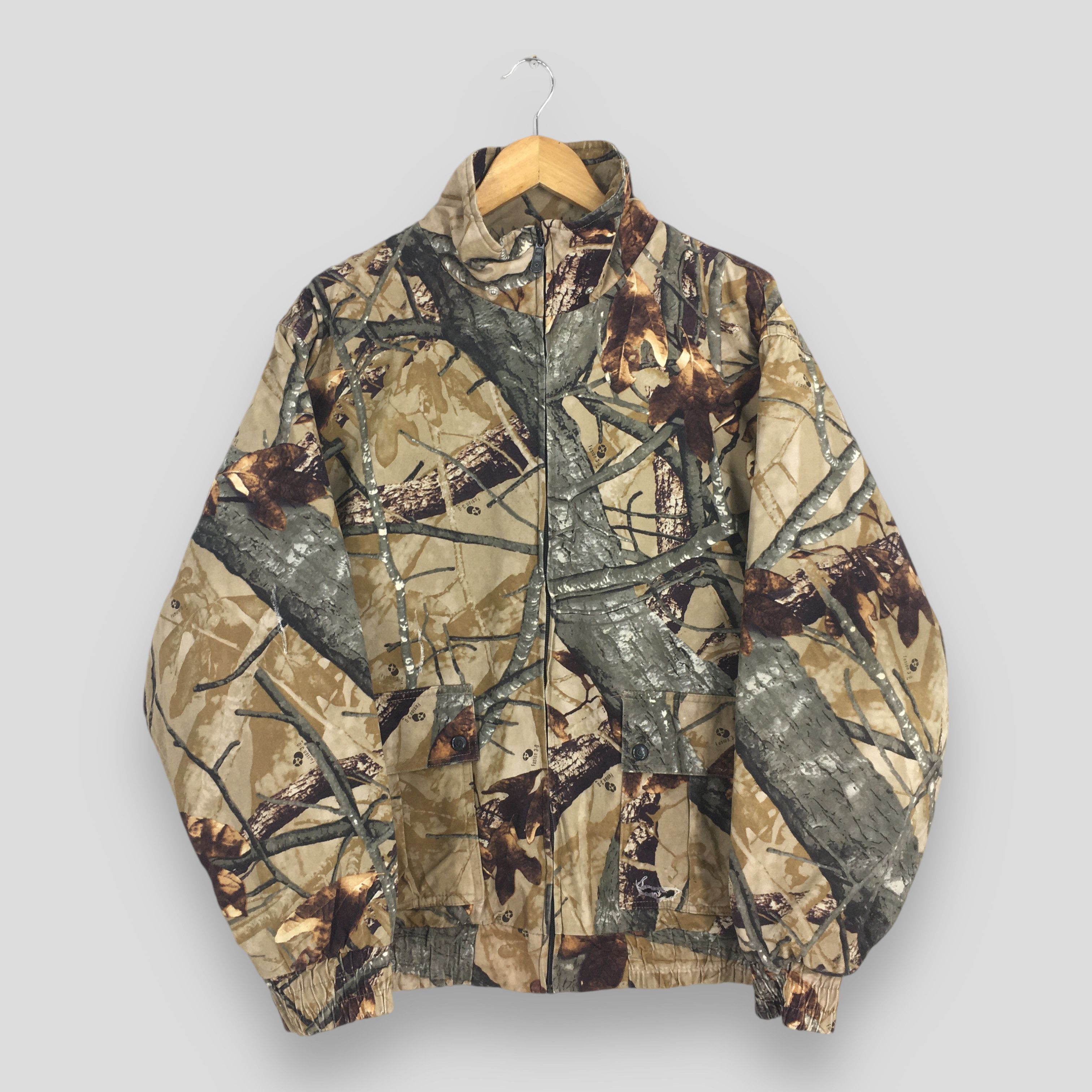 Mossy Oaks Vintage Outfitters Ridge Real Tree Camo Zipper Jacket Medium Size US M / EU 48-50 / 2 - 1 Thumbnail