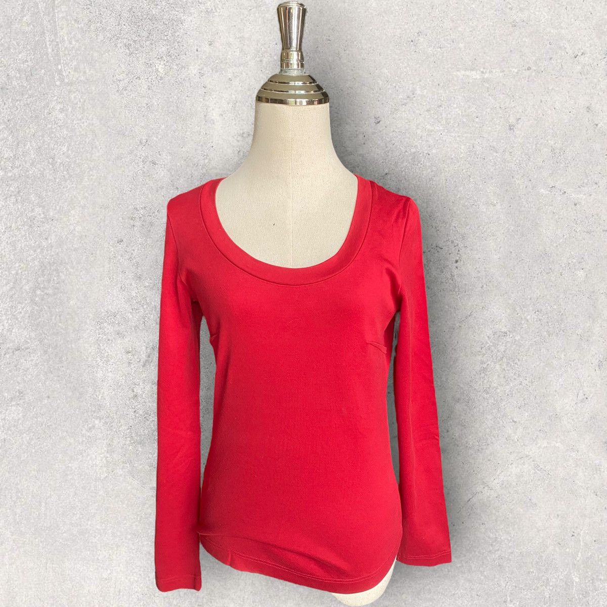 Prada Vintage 00’ Tech Stretch Dart Scoop Neck Blouse Size S / US 4 / IT 40 - 1 Thumbnail