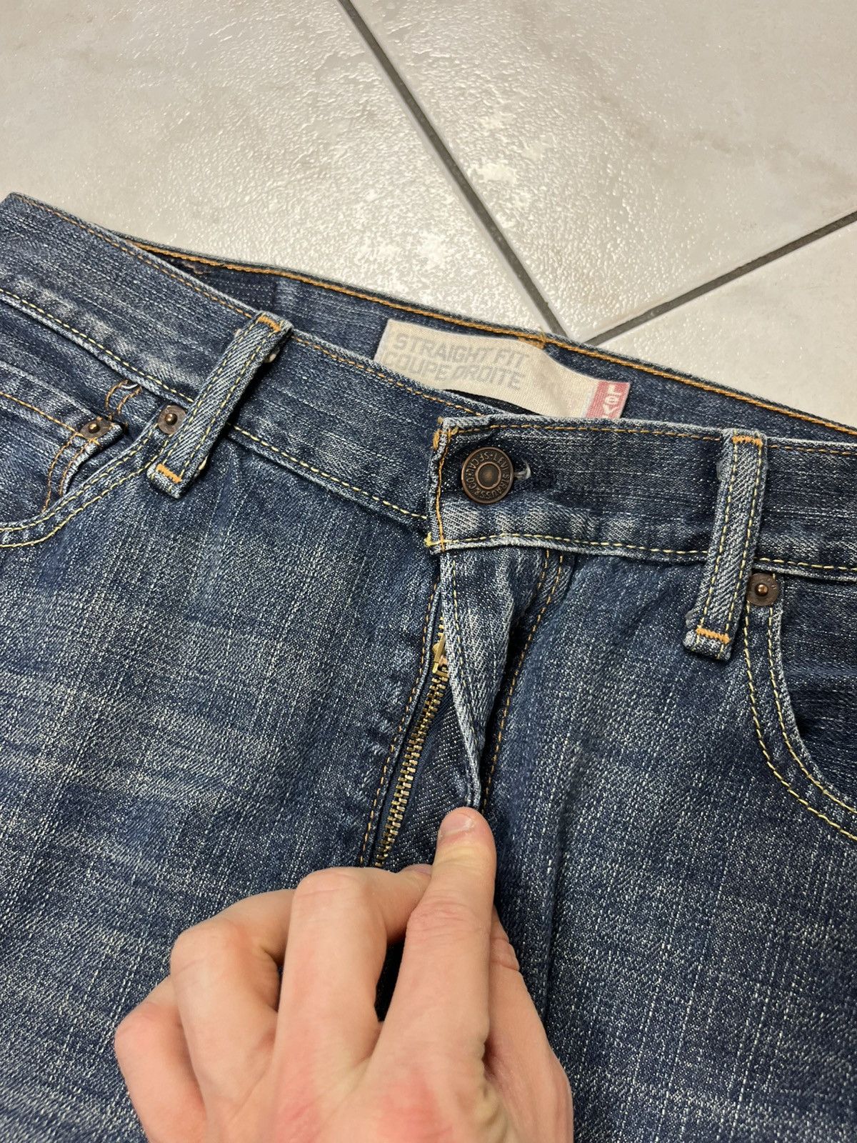Levi's × Vintage Vintage 90s Levi’s 505 jeans denim coupe droite straight fit Size US 30 / EU 46 - 12 Thumbnail