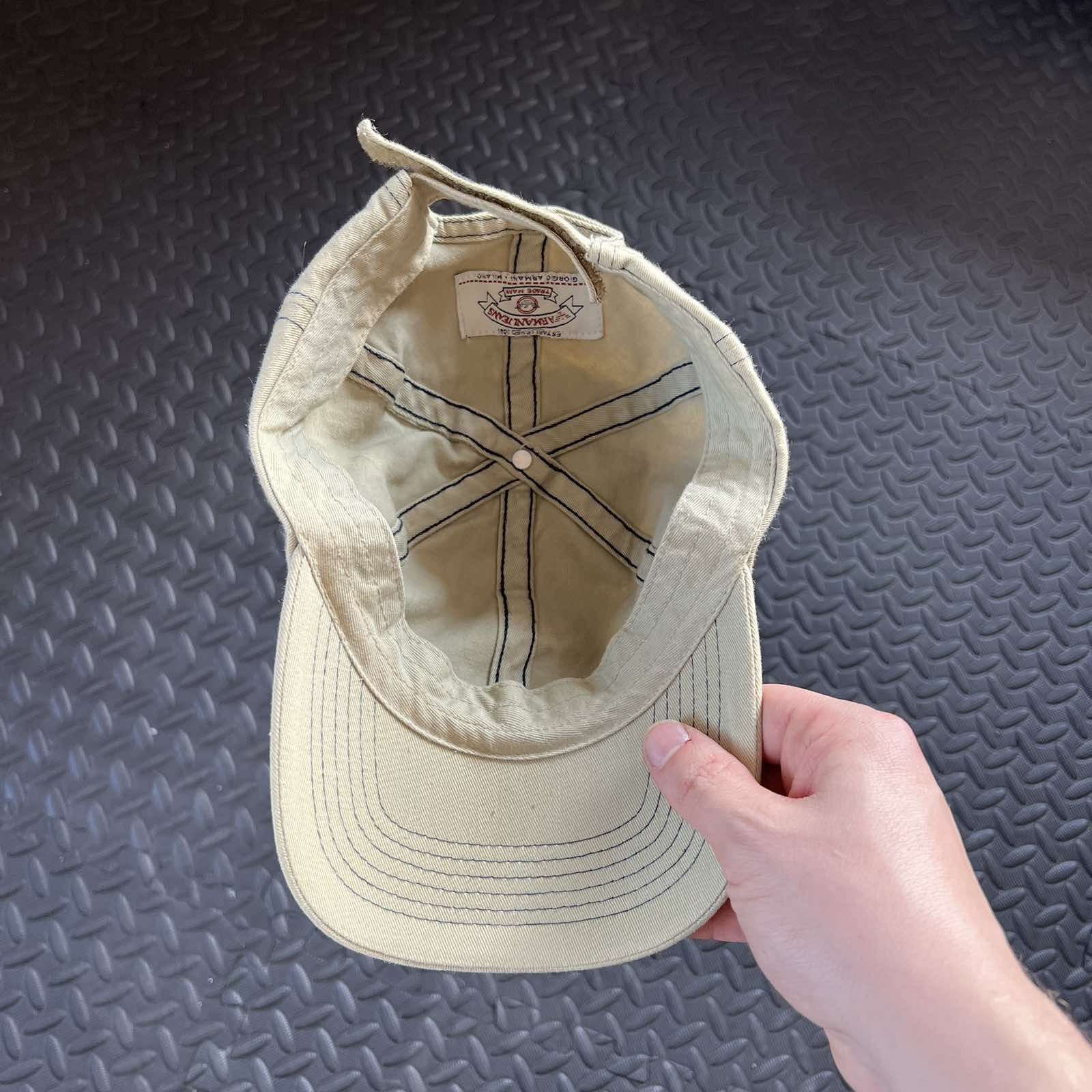Emporio Armani Armani Jeans Cap Logo Hat Beige One Size Size ONE SIZE - 5 Thumbnail