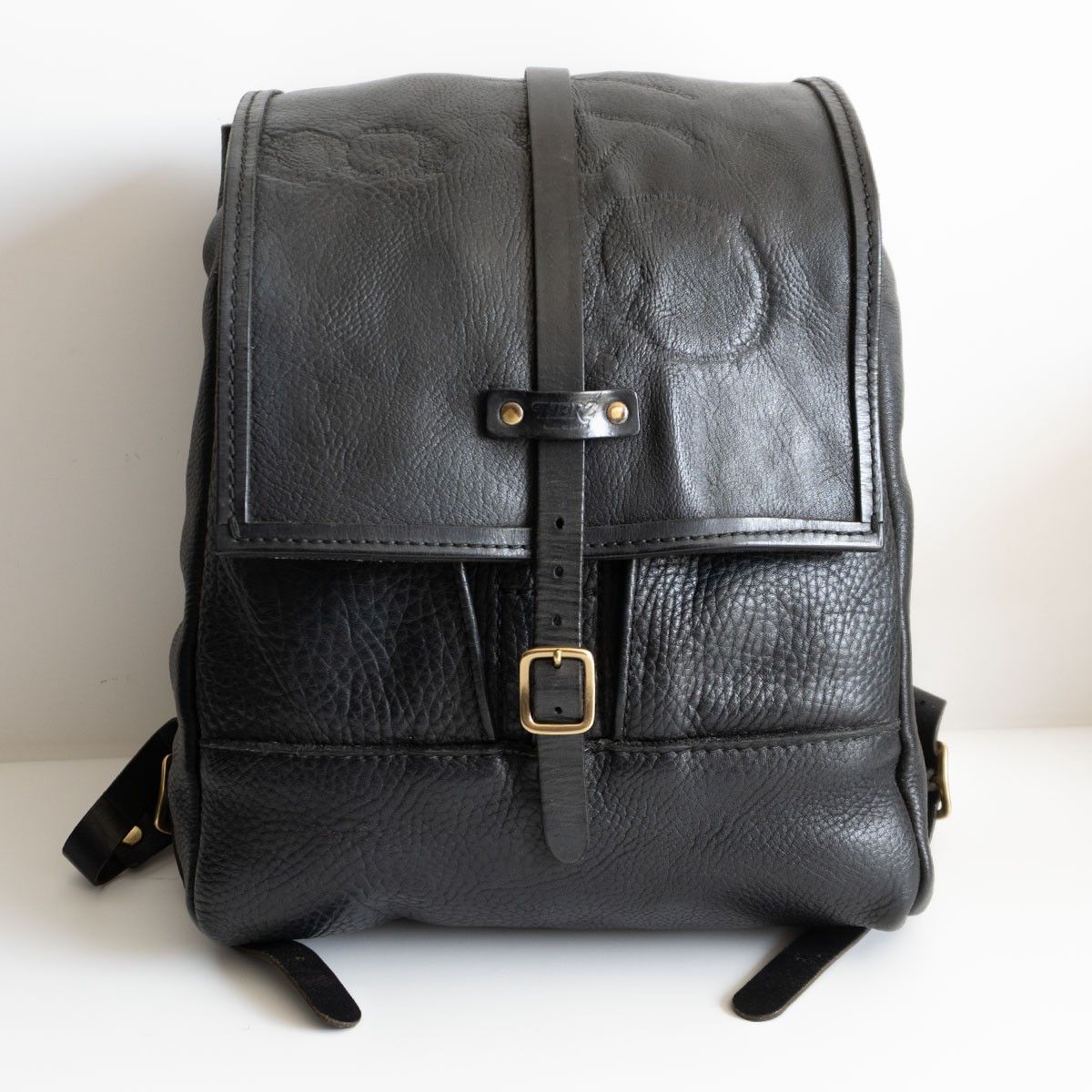 Vintage HERZ All leather backpack Black Size ONE SIZE - 1 Thumbnail