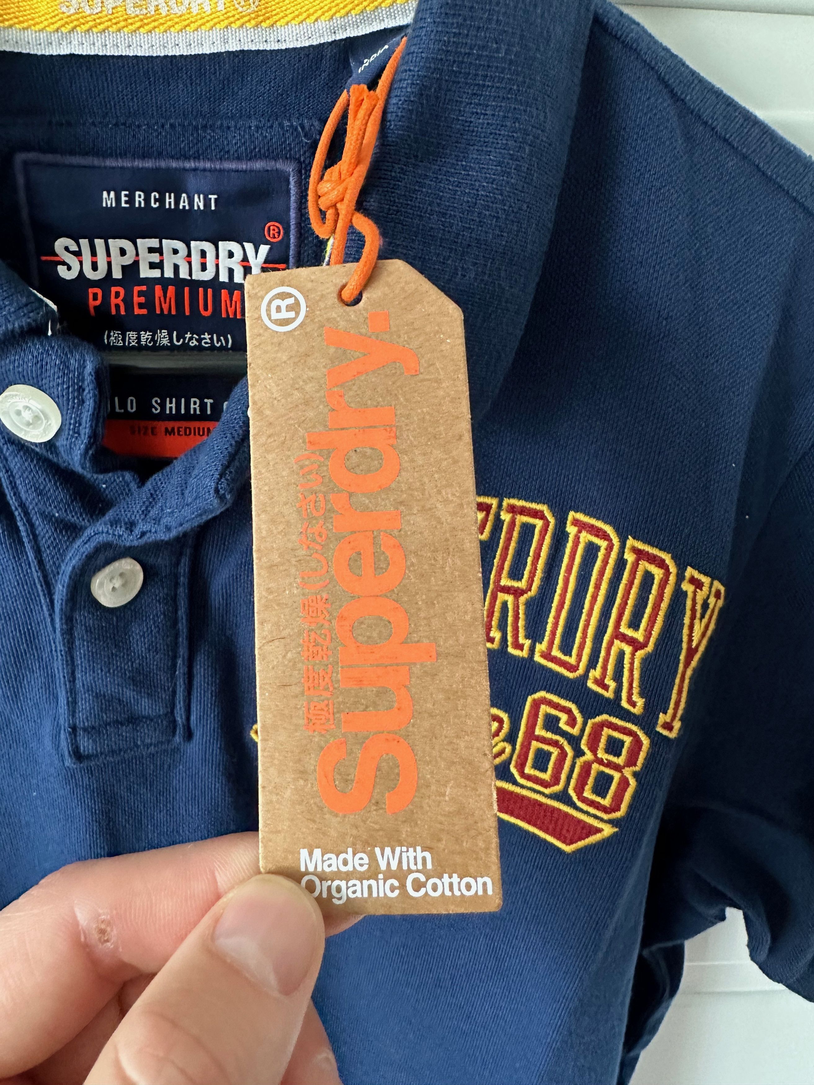 Superdry SUPERDRY navy blue polo shirt Classic superstate Size US M / EU 48-50 / 2 - 7 Thumbnail