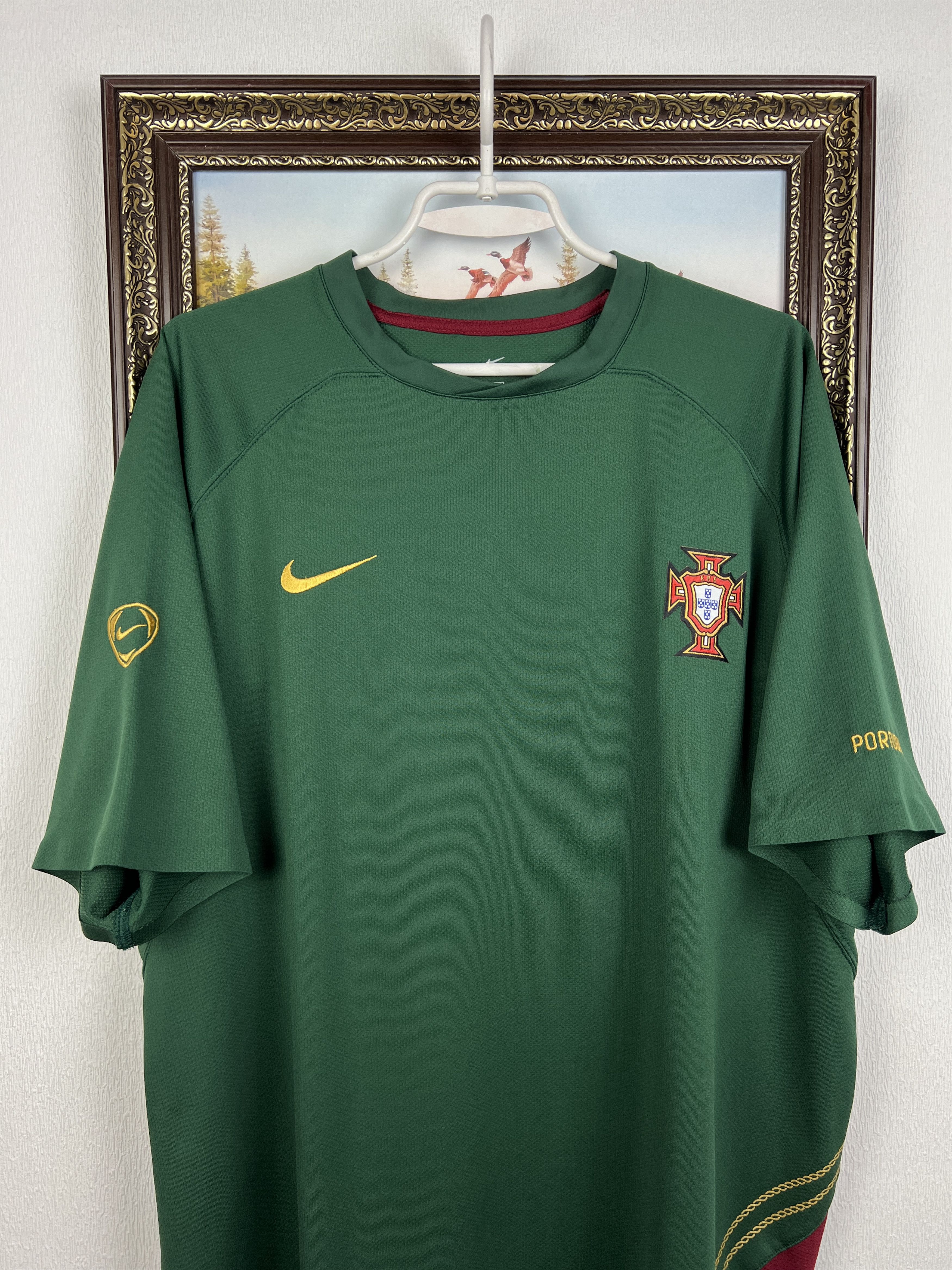 Nike Football Portugal Train Player Issue Shirt Soccer Jersey Size US XXL / EU 58 / 5 - 2 Thumbnail