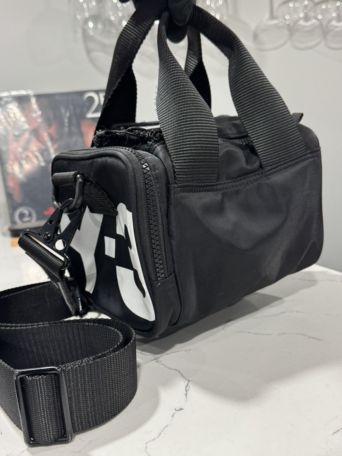 Y-3 adidas x Y-3 Yohji Yamamoto Crossbody Mini Duffel Bag Black Size ONE SIZE - 4 Thumbnail