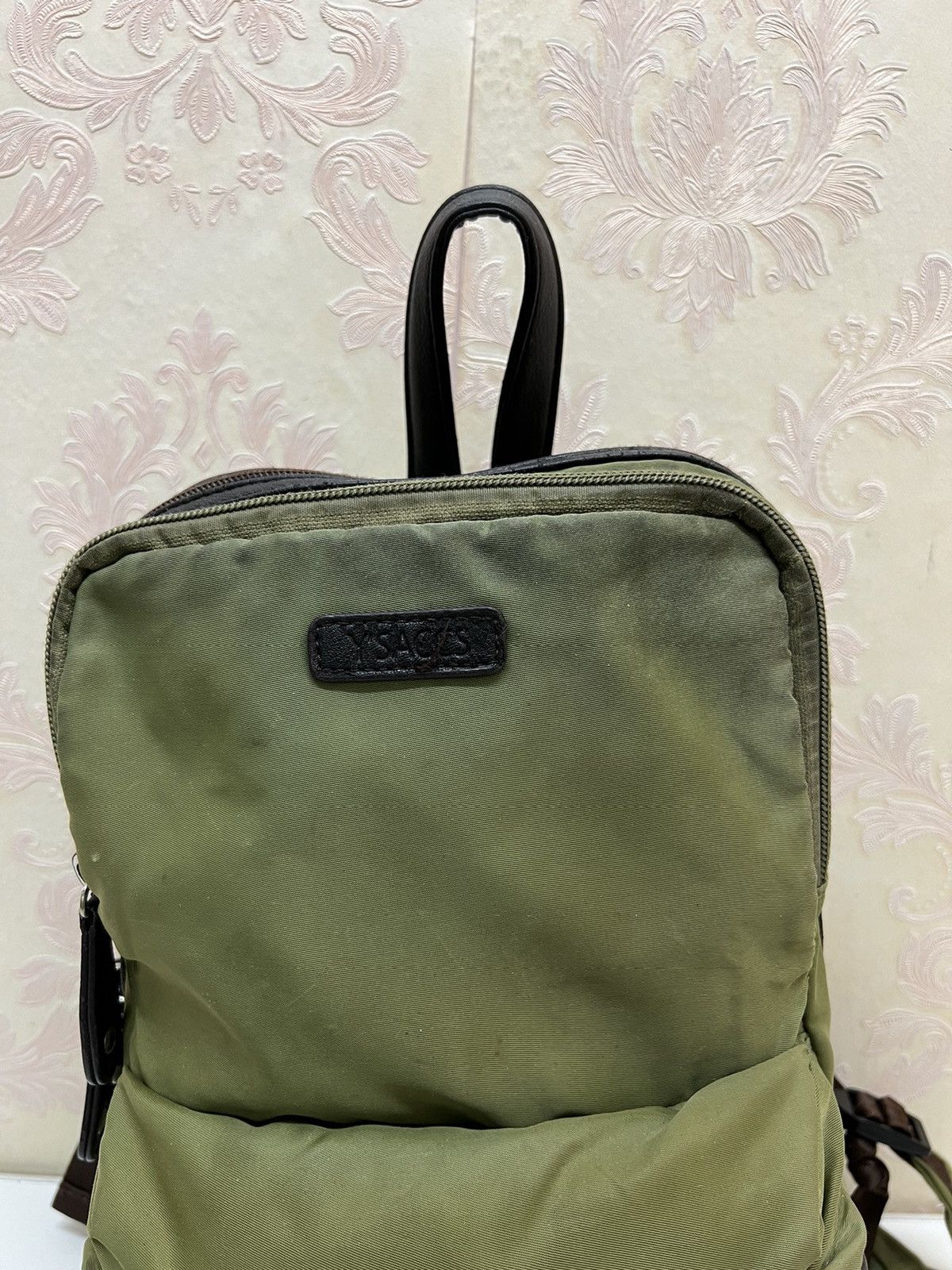 Yohji Yamamoto Y’Saccs Green Bagpack Size ONE SIZE - 3 Thumbnail