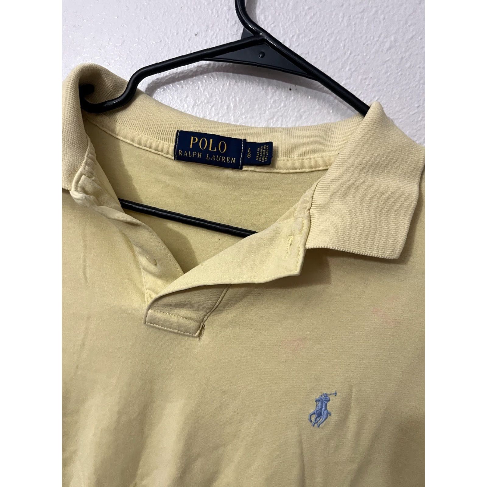 Polo Ralph Lauren Polo Ralph Lauren Shirt Mens Large Yellow W/ Pony Size US L / EU 52-54 / 3 - 2 Thumbnail