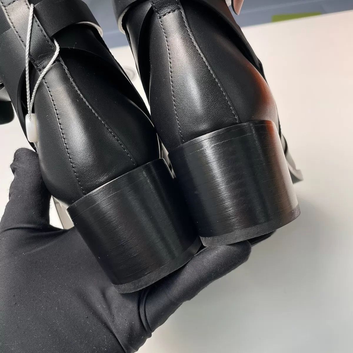 Hermes HERMÈS Leather Mid-Calf Boots Black 37 New Size US 6.5 / IT 36.5 - 6 Thumbnail