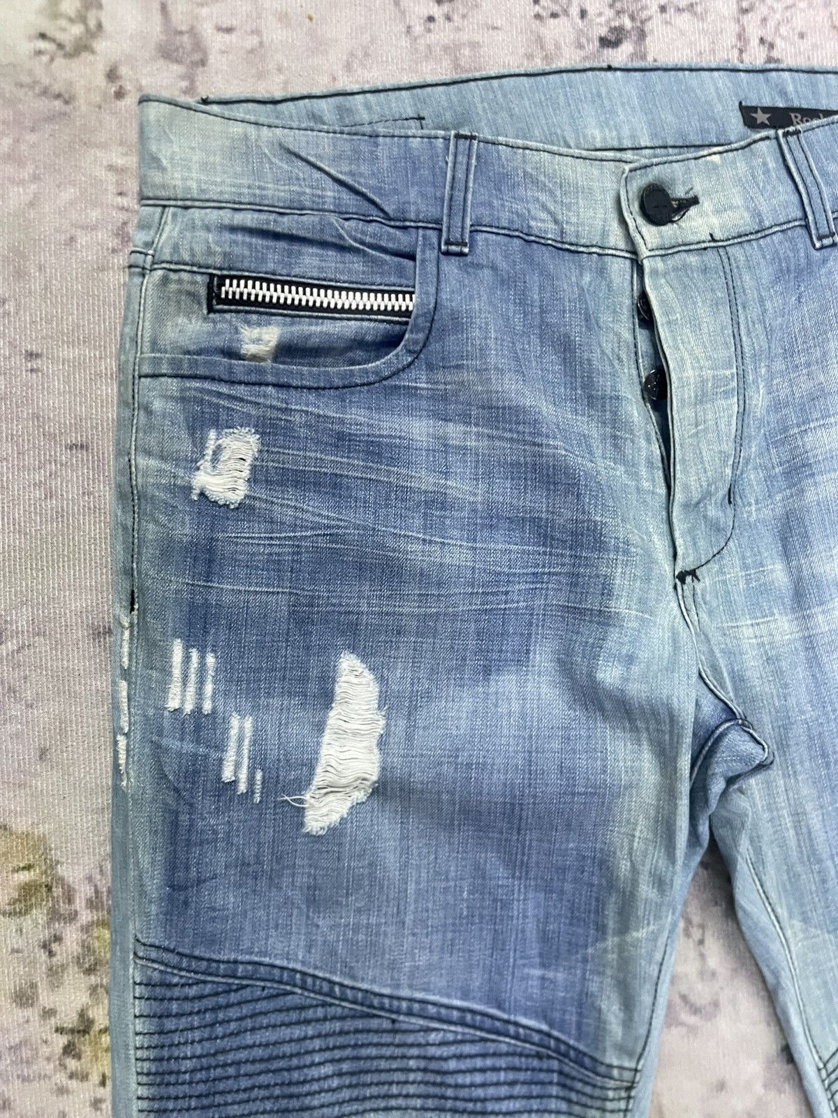 Rockstar Games Rockstar Sushi Light Wash Jeans Size US 36 / EU 52 - 8 Thumbnail