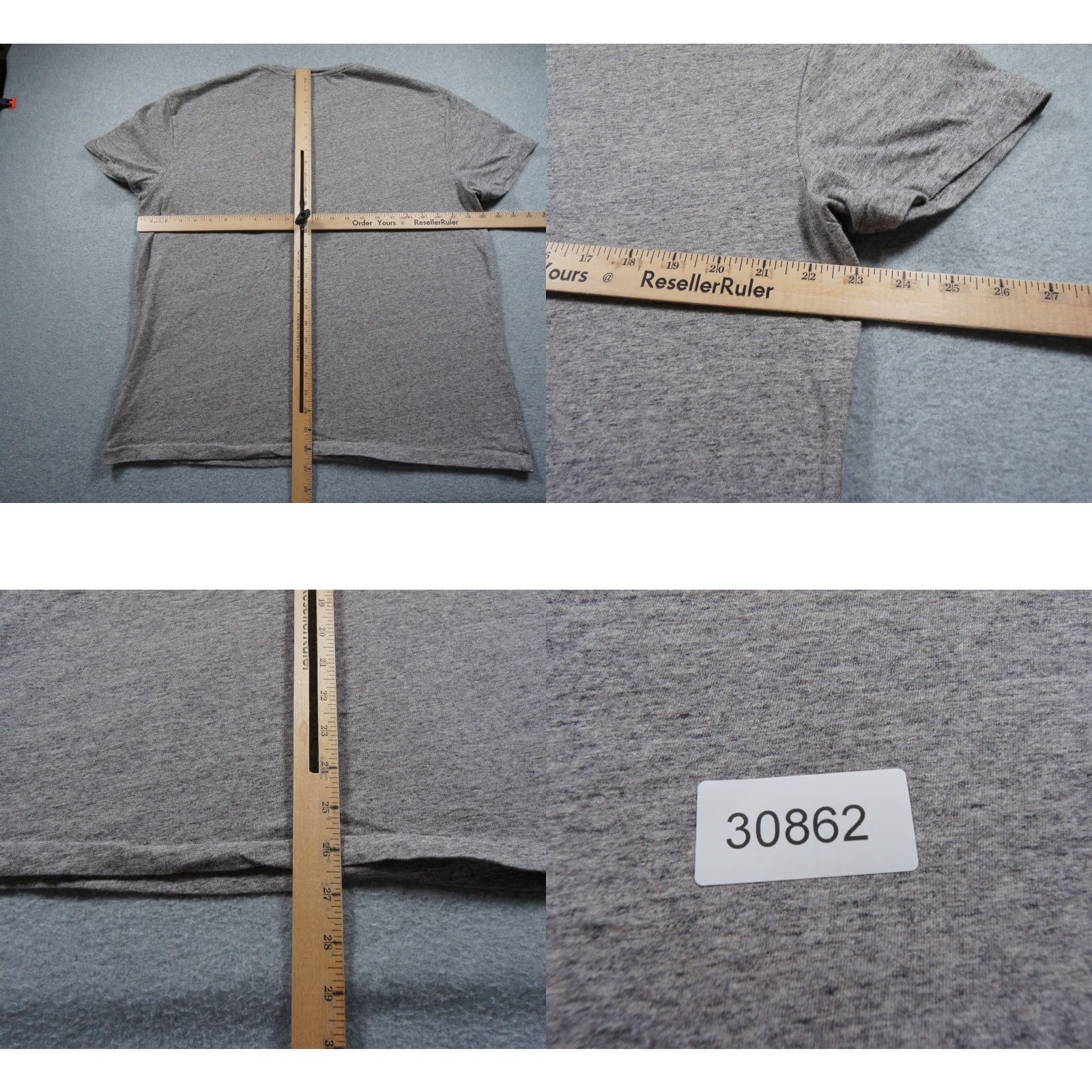 Polo Ralph Lauren Polo Ralph Lauren Shirt Mens Large Gray Crewneck Short Sleeve Classic Fit Pony Size US L / EU 52-54 / 3 - 8 Thumbnail
