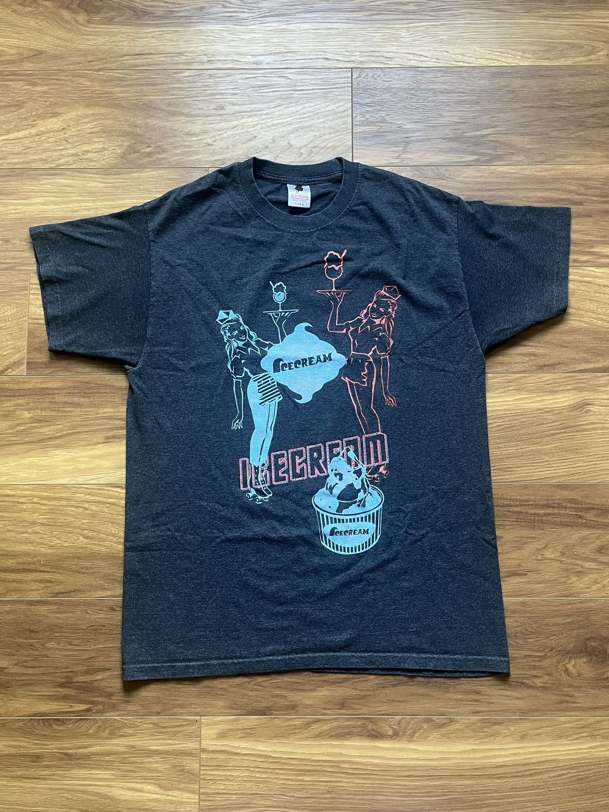 Billionaire Boys Club Icecream by Billionaire Boys Club Dark Gray Graphic Tee Size US L / EU 52-54 / 3 - 1 Thumbnail