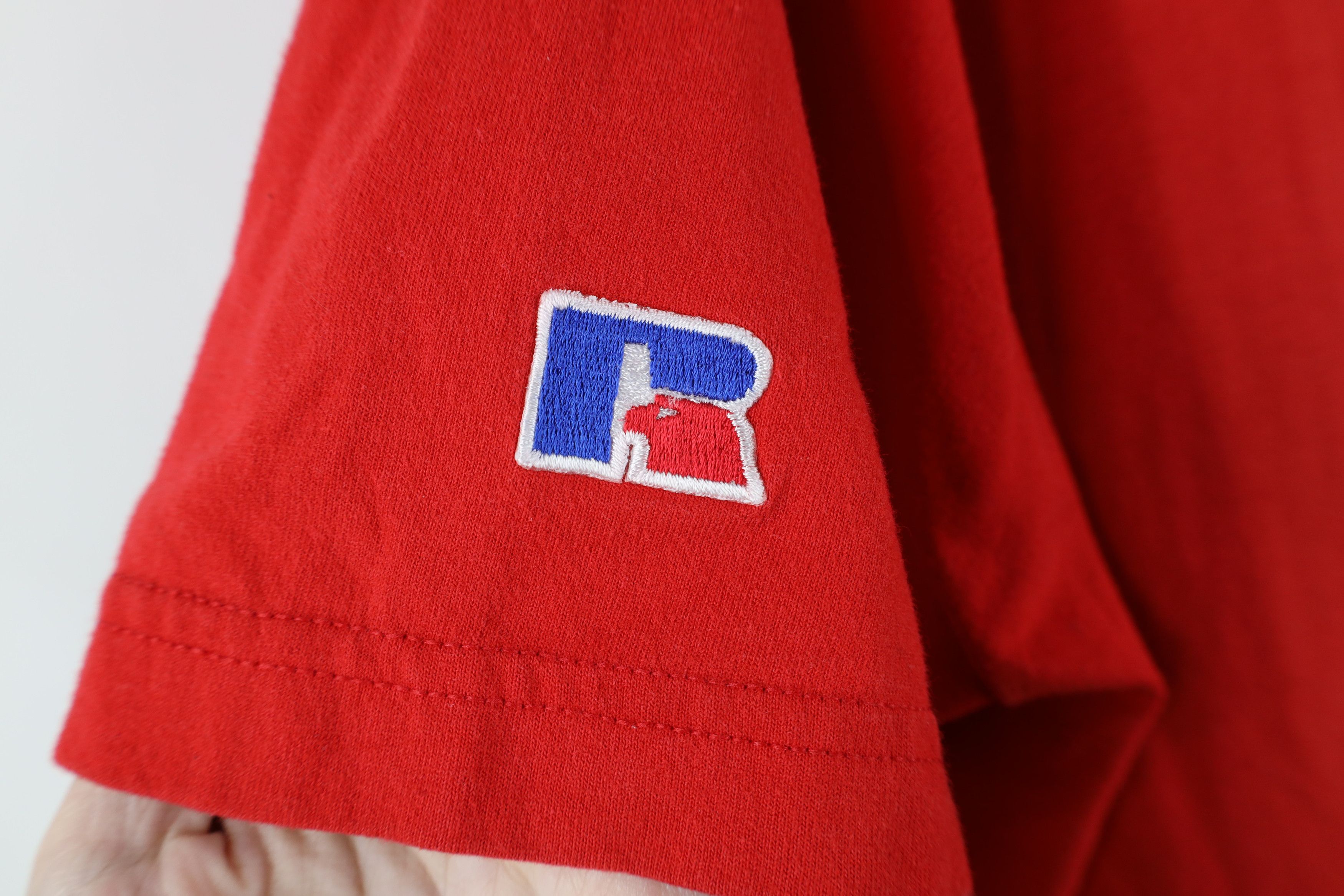 Russell Athletic Vintage 90s Russell Athletic University Henley T-Shirt USA Size US XL / EU 56 / 4 - 8 Thumbnail