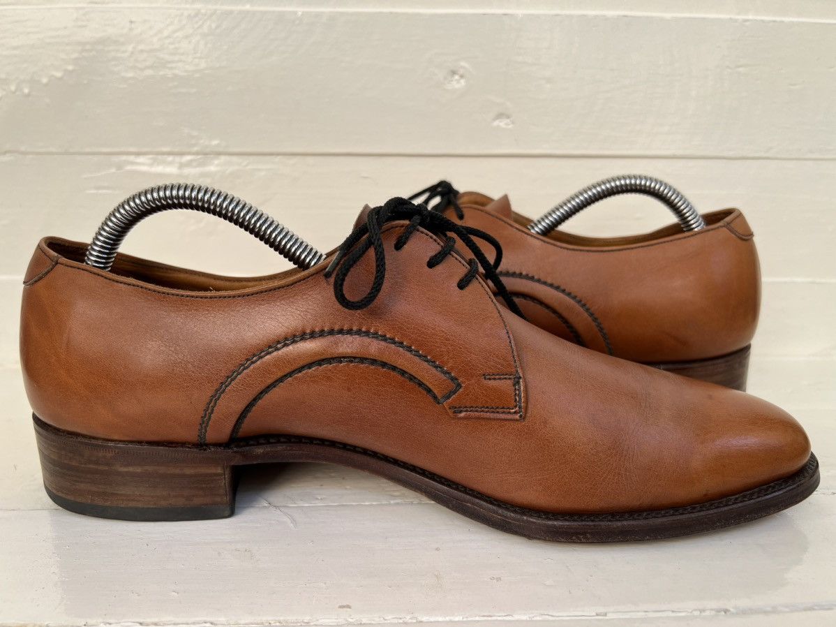 Crockett & Jones VTG Crockett & Jones Brown Leather Derby Dress Shoes Size US 9 / EU 42 - 7 Thumbnail