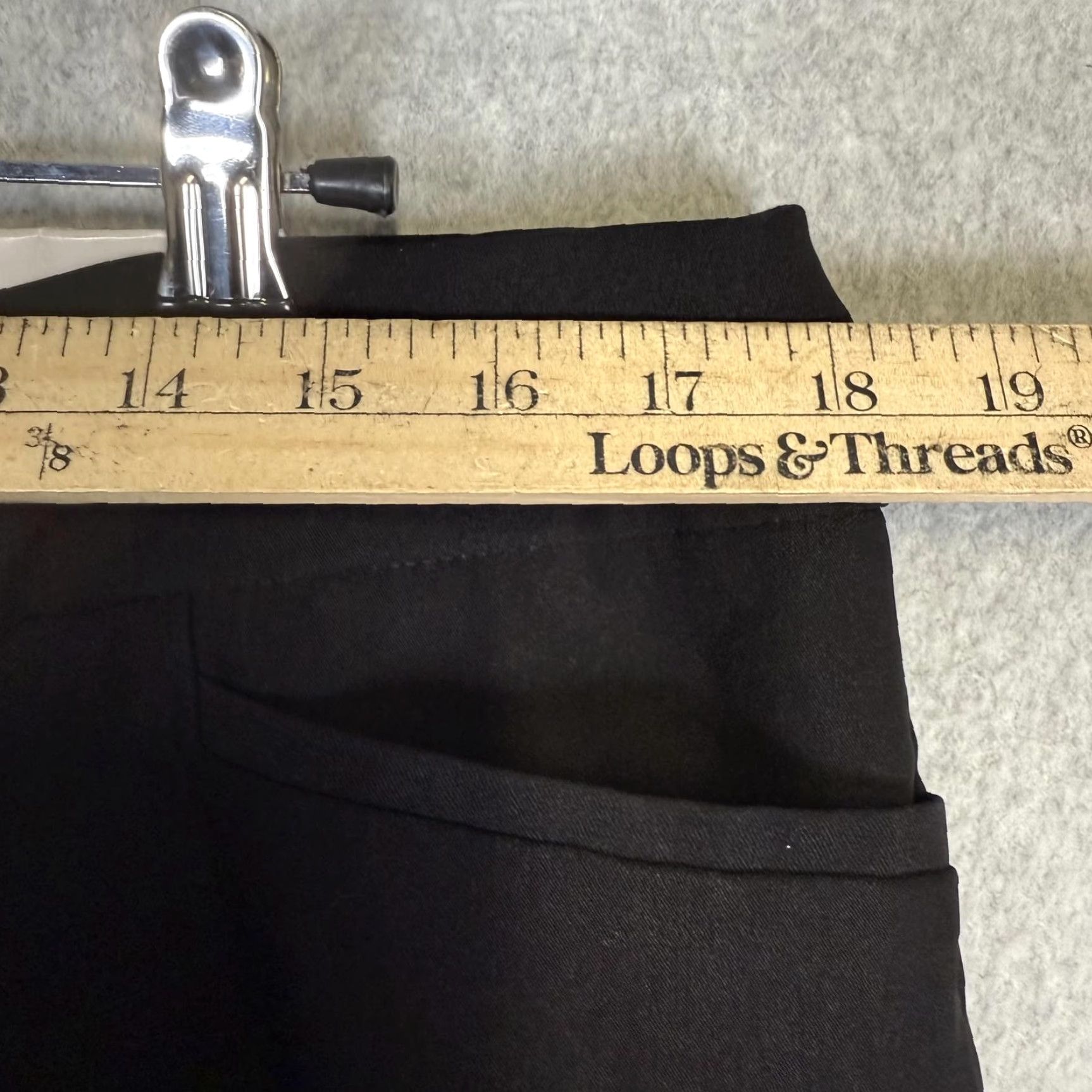Vintage Chico's 16R So Slimming Bridgette Slim Leg Pants Womens Black Regular Size 16 R Pants Size 38" / US 16 / IT 52 - 2 Thumbnail