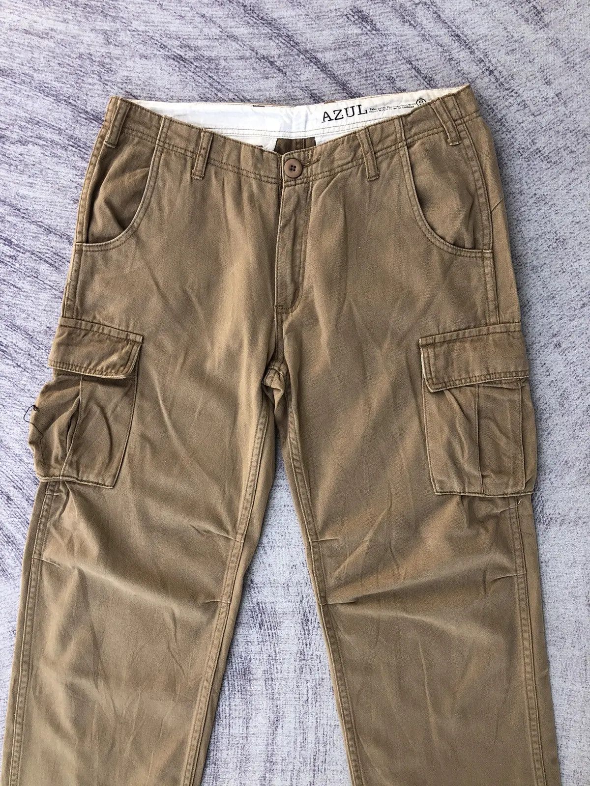 Vintage Cargo Trousers With 6 Pocket Workware Tactical Pants Size US 31 - 2 Thumbnail