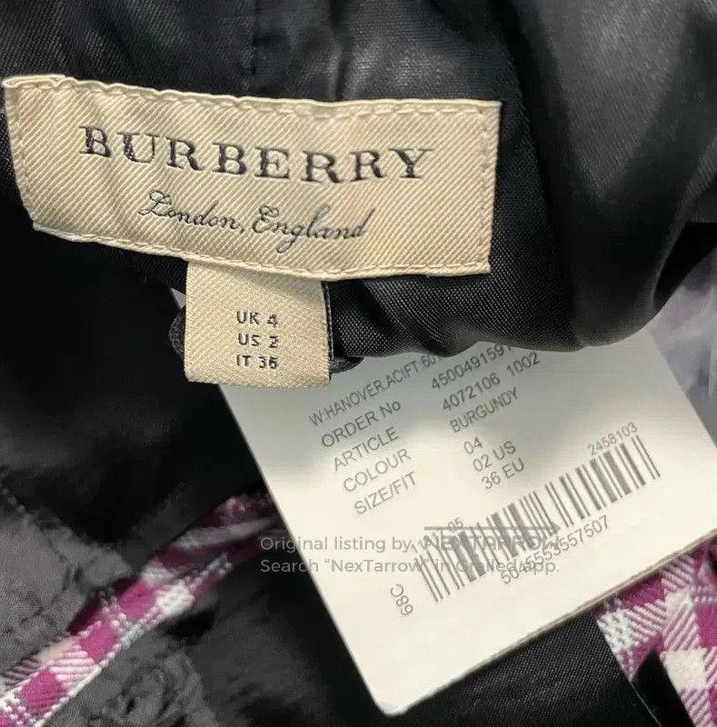 Burberry Burberry Color Block Women's Casual Pants. Size 31" - 7 Thumbnail