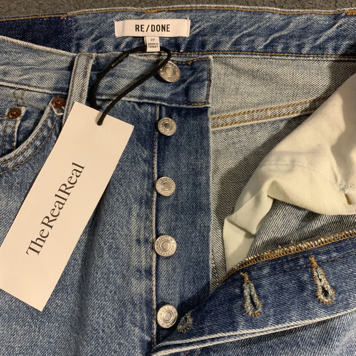 RE/DONE RE / DONE WOMENS STOVE PIPE JEANS Size 27" / US 4 / IT 40 - 7 Thumbnail