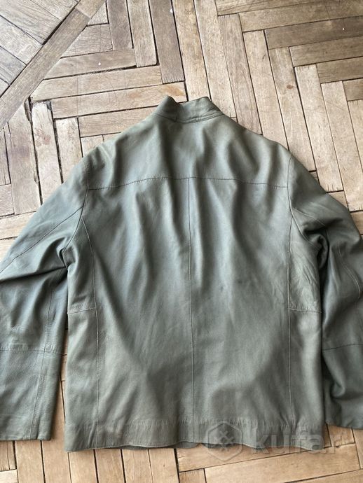 Armani Collezioni Armani Collezioni Leather Jacket Size US M / EU 48-50 / 2 - 2 Thumbnail
