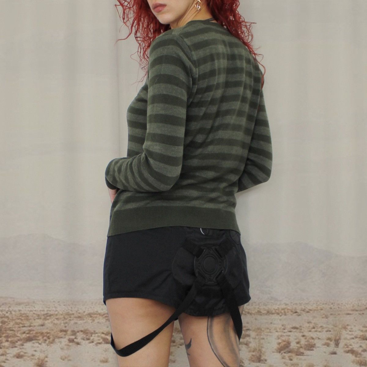 Other 🐍STRIPED GREEN CARDI🐍 Size M / US 6-8 / IT 42-44 - 3 Thumbnail