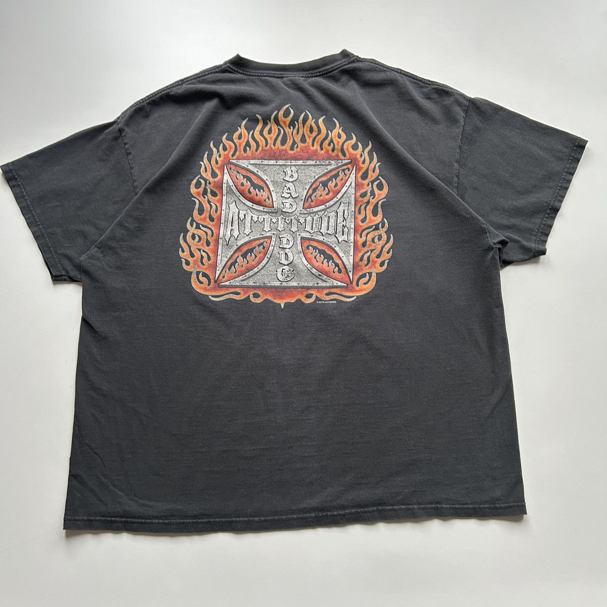 Vintage Vintage 90s Bad Dog Attitude Big Dog Graphic T Shirt 2XL Size US XXL / EU 58 / 5 - 1 Thumbnail