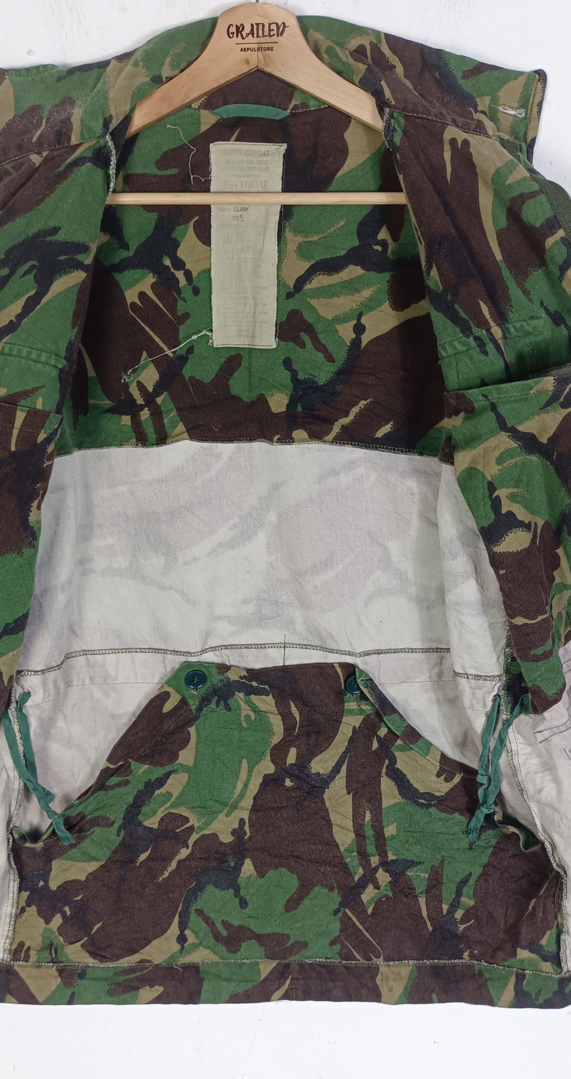 Other Vintage 60s 1968🔥 British Smock Combat DPM Jacket Size US L / EU 52-54 / 3 - 13 Thumbnail