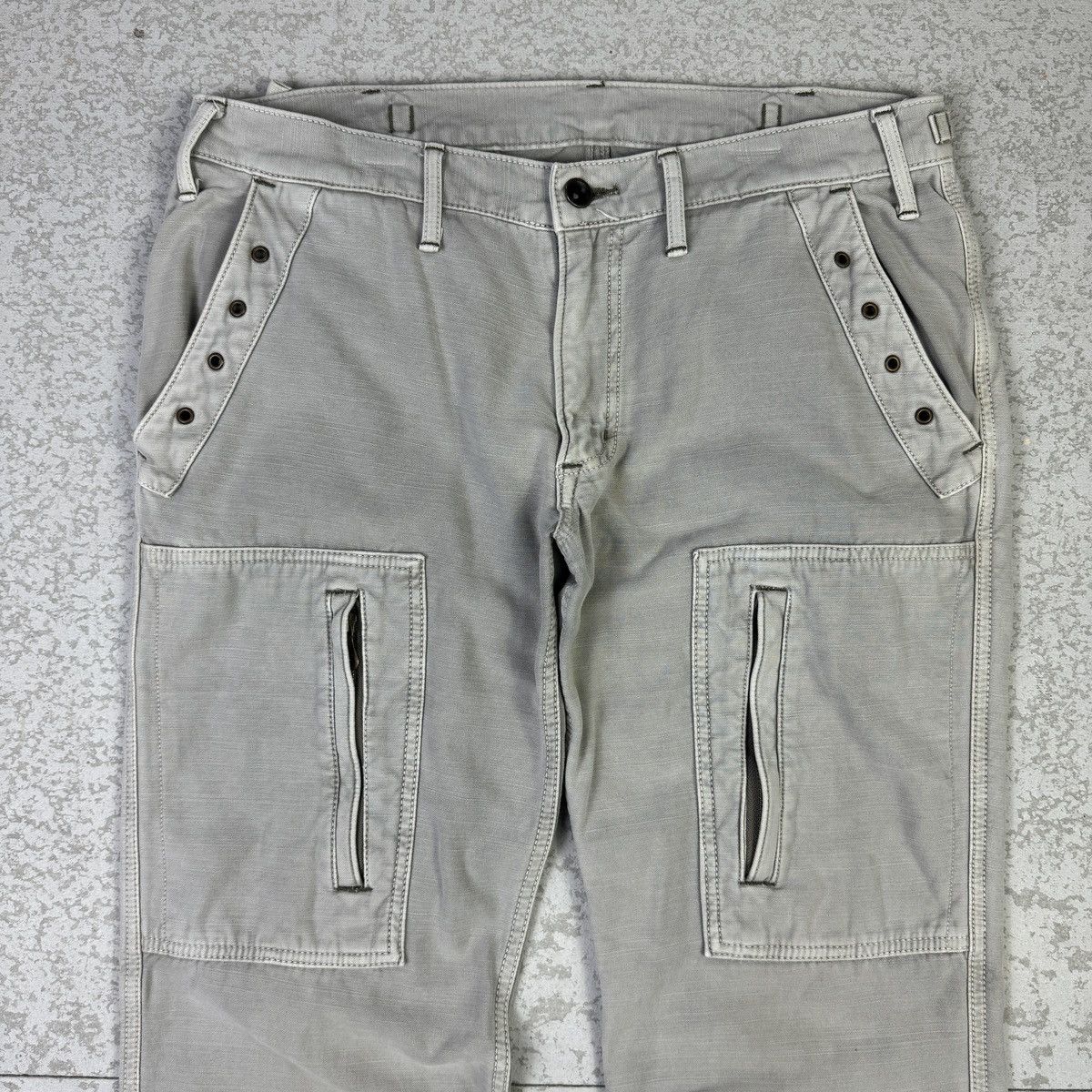 Japanese Brand Surplus Multi Pocket Vintage Style Pant Size US 33 - 2 Thumbnail