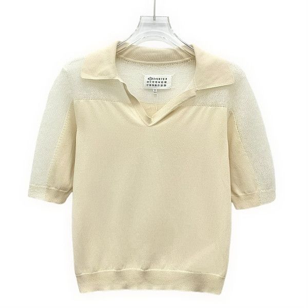 Maison Margiela Maison Margiela Knit Polo Shirt Size S Size S / US 4 / IT 40 - 1 Thumbnail