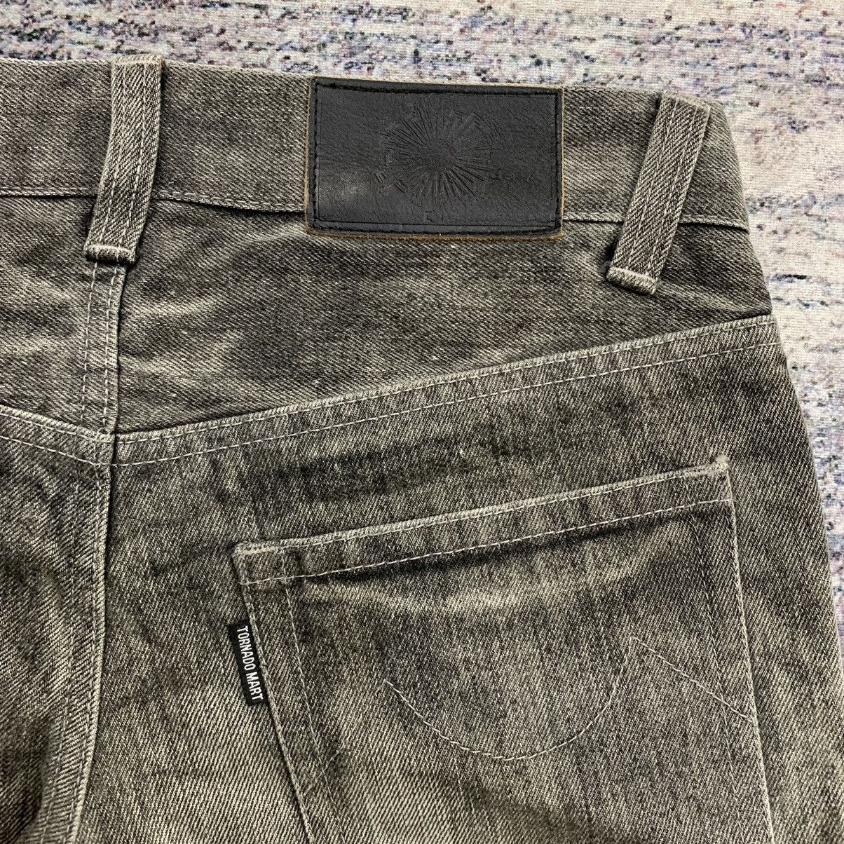 Tornado Mart Tornado mart boot cut low rise clawmark washed denim pants Size US 29 - 9 Thumbnail