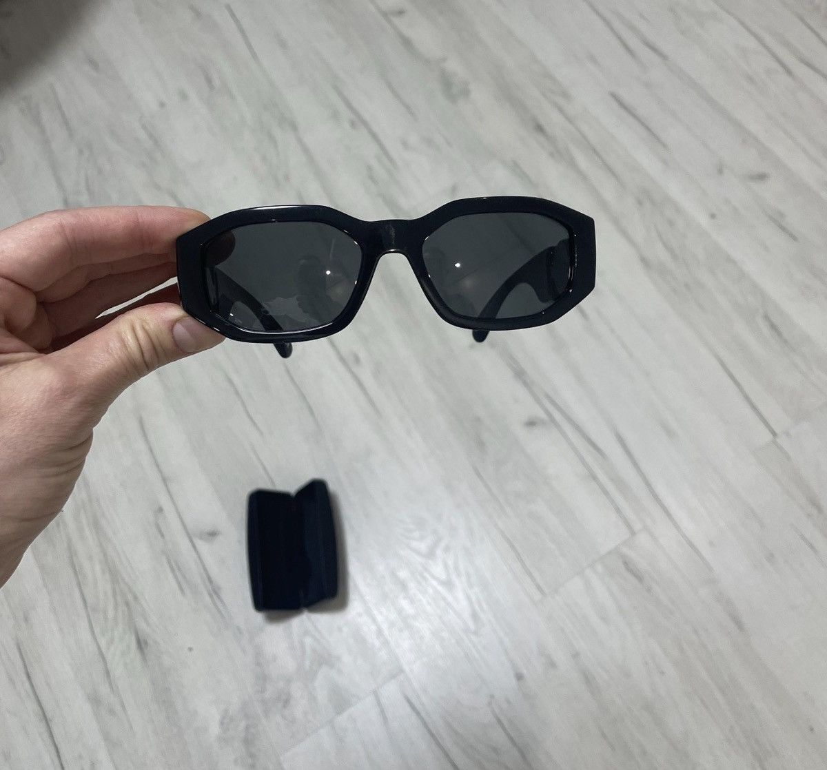 Versace VERSACE Medusa Logo Sunglasses 4361 Notorious BIG black Size ONE SIZE - 4 Thumbnail
