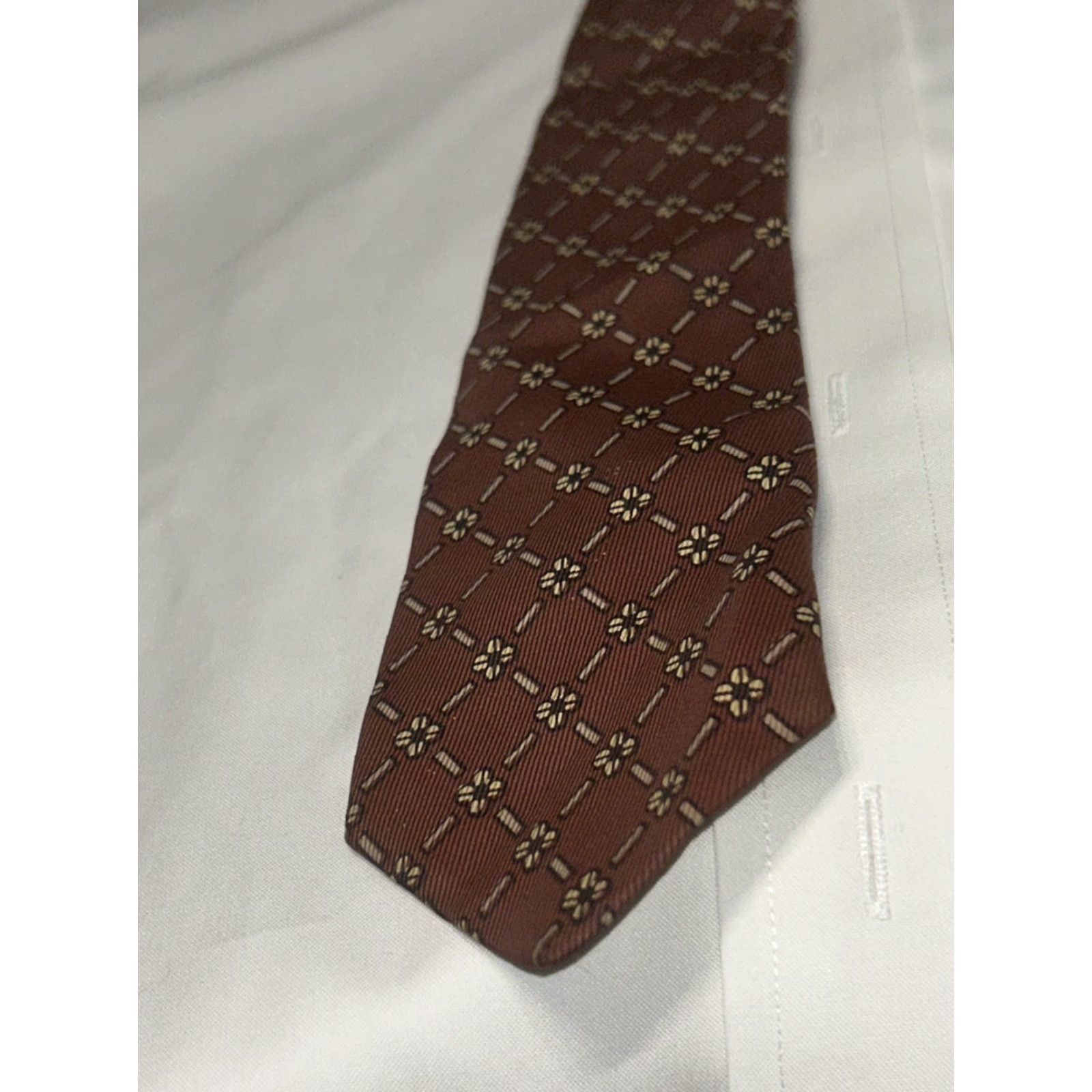 Vintage **San Francisco Handmade Classic Geometric Men's Tie** User: San Francisco Handmade Classic Geometric Men's Tie Size ONE SIZE - 6 Thumbnail