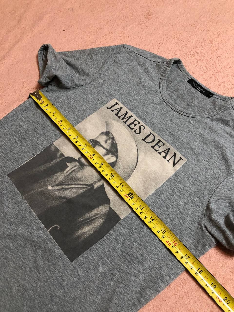 Dolce & Gabbana DOLCE & GABBANA men's t-shirt James Dean print SLIM FIT Size US L / EU 52-54 / 3 - 6 Thumbnail
