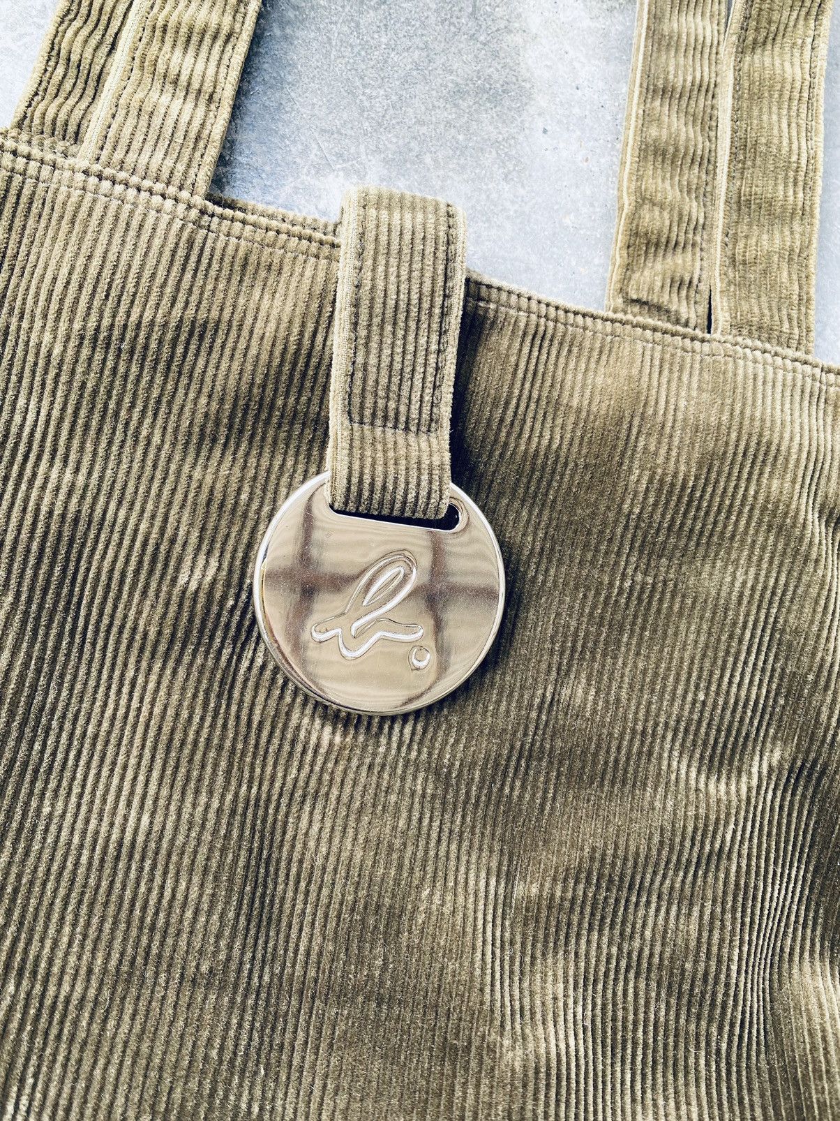 agnes b. Vintage Agnes B Corduroy Tote Bag Size ONE SIZE - 4 Thumbnail