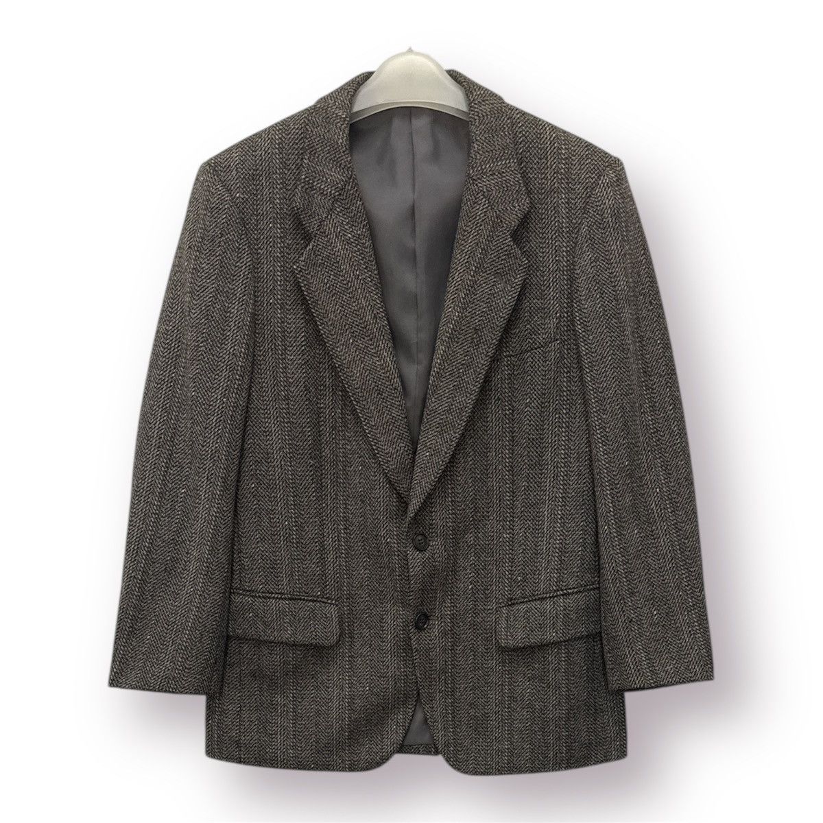 Japanese Brand 🔥 D'Urban Japan Tweed Herringbone Blazer Size US XS / EU 42 / 0 - 1 Thumbnail