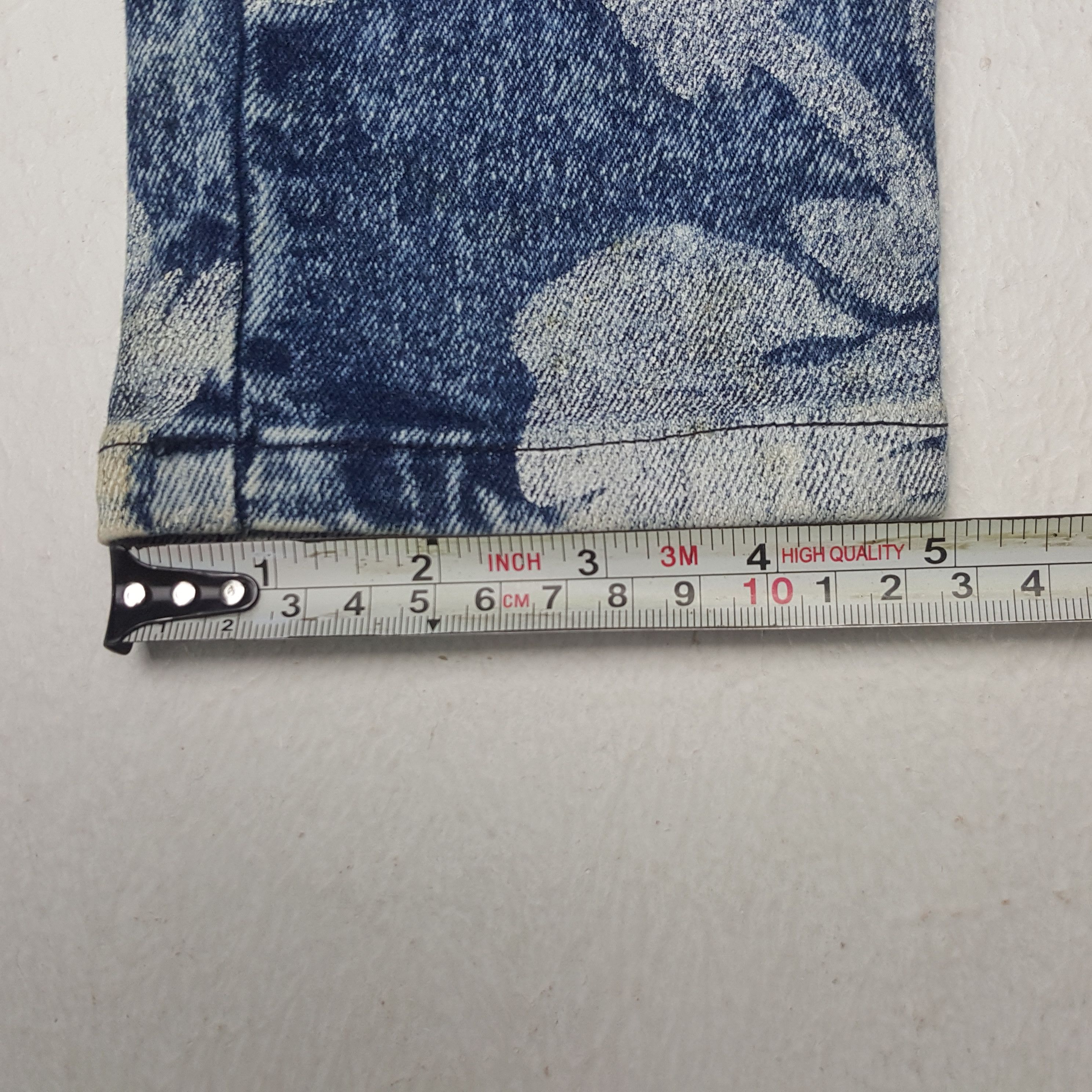 Vintage Vintage RYU Sports American Flower Design Skinny Denim Jeans Size US 26 / EU 42 - 14 Thumbnail