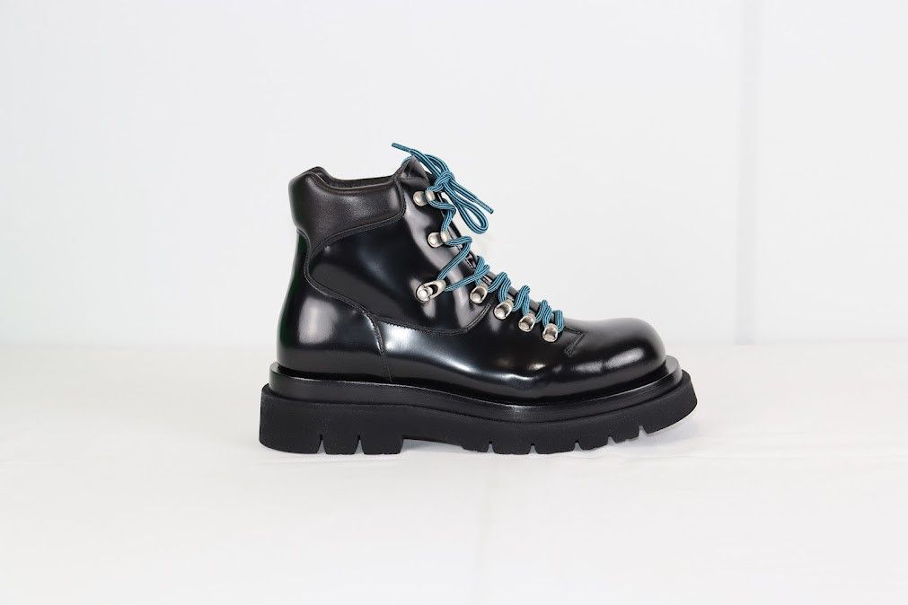 Bottega Veneta o1rshd1 Q:2 / Hiking Lug Gloss Vinyl Boots in Black Size US 9 / EU 42 - 6 Thumbnail