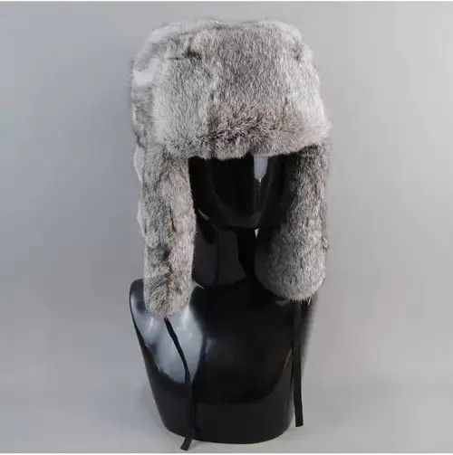 Other Warm Fur Bomber Hat With Earflaps Size ONE SIZE - 7 Thumbnail