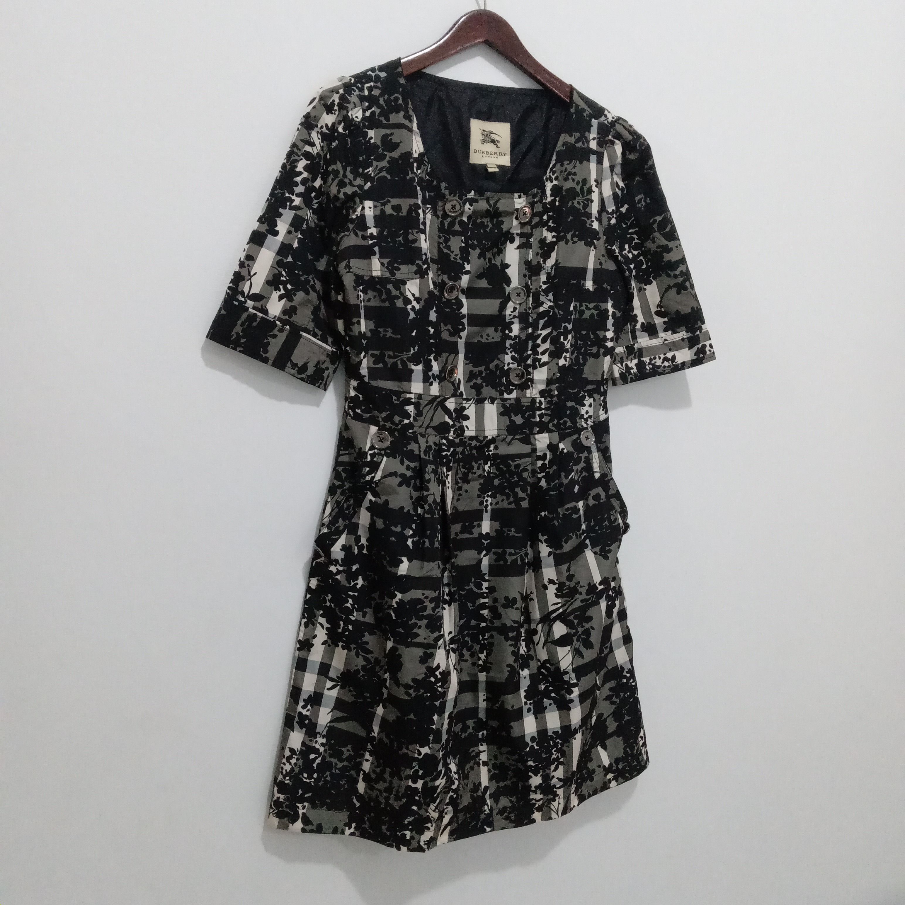 Burberry × If Six Was Nine × Japanese Brand Burberry london camo long dress Size M / US 6-8 / IT 42-44 - 4 Thumbnail